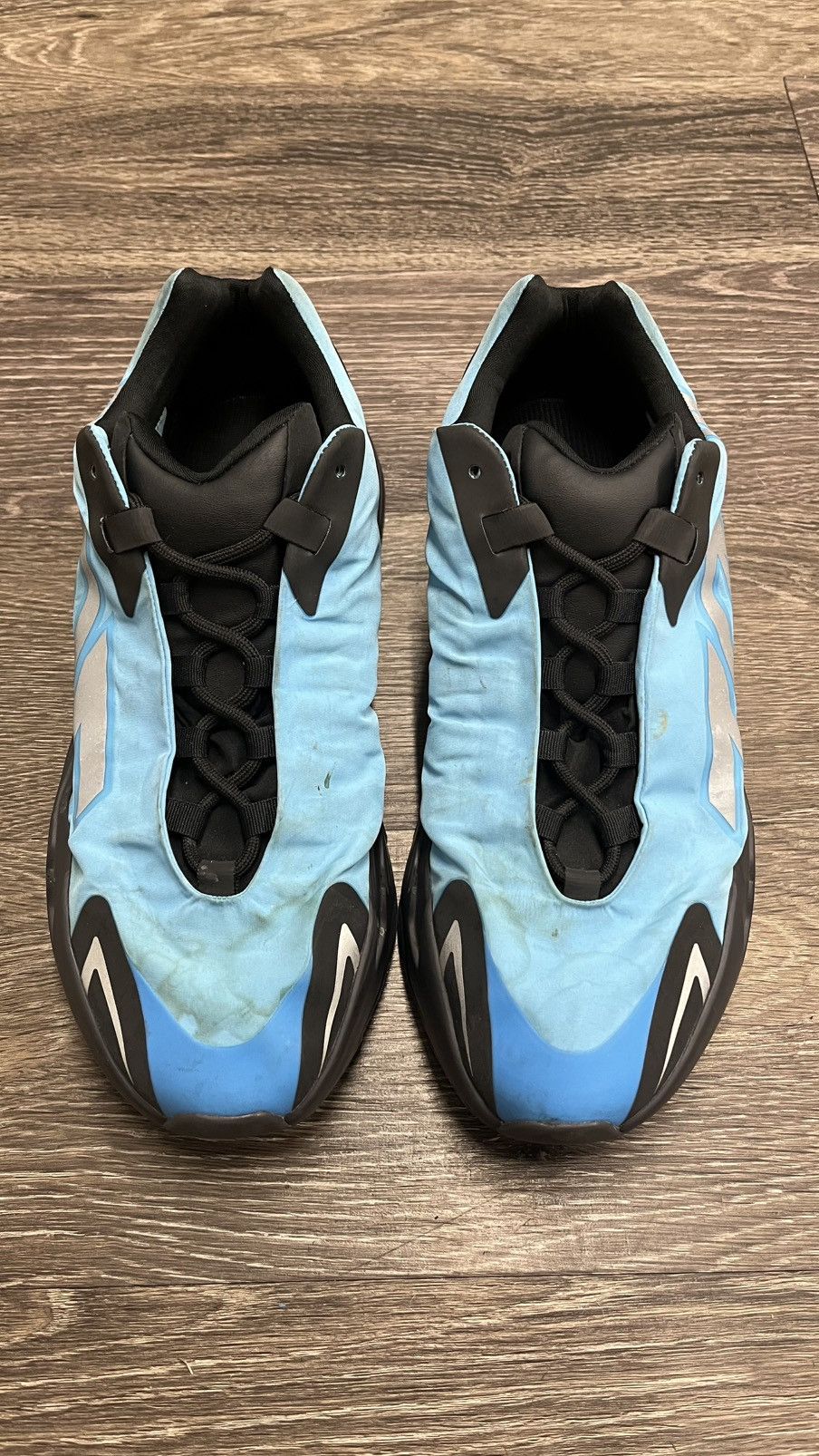 Adidas Adidas Yeezy Boost 700 MNVN “Bright Cyan” 2021 Size US 12.5 / EU 45-46 - 3 Thumbnail