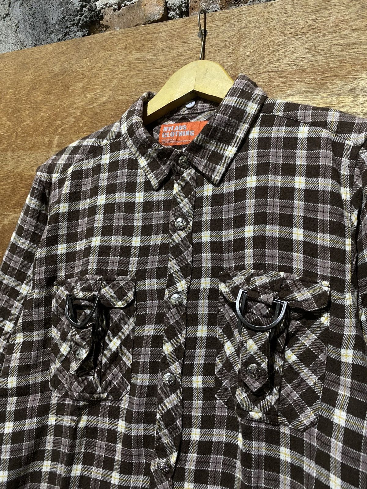 Japanese Brand Nylaus bondage plaid flannelshirt Size US M / EU 48-50 / 2 - 3 Thumbnail