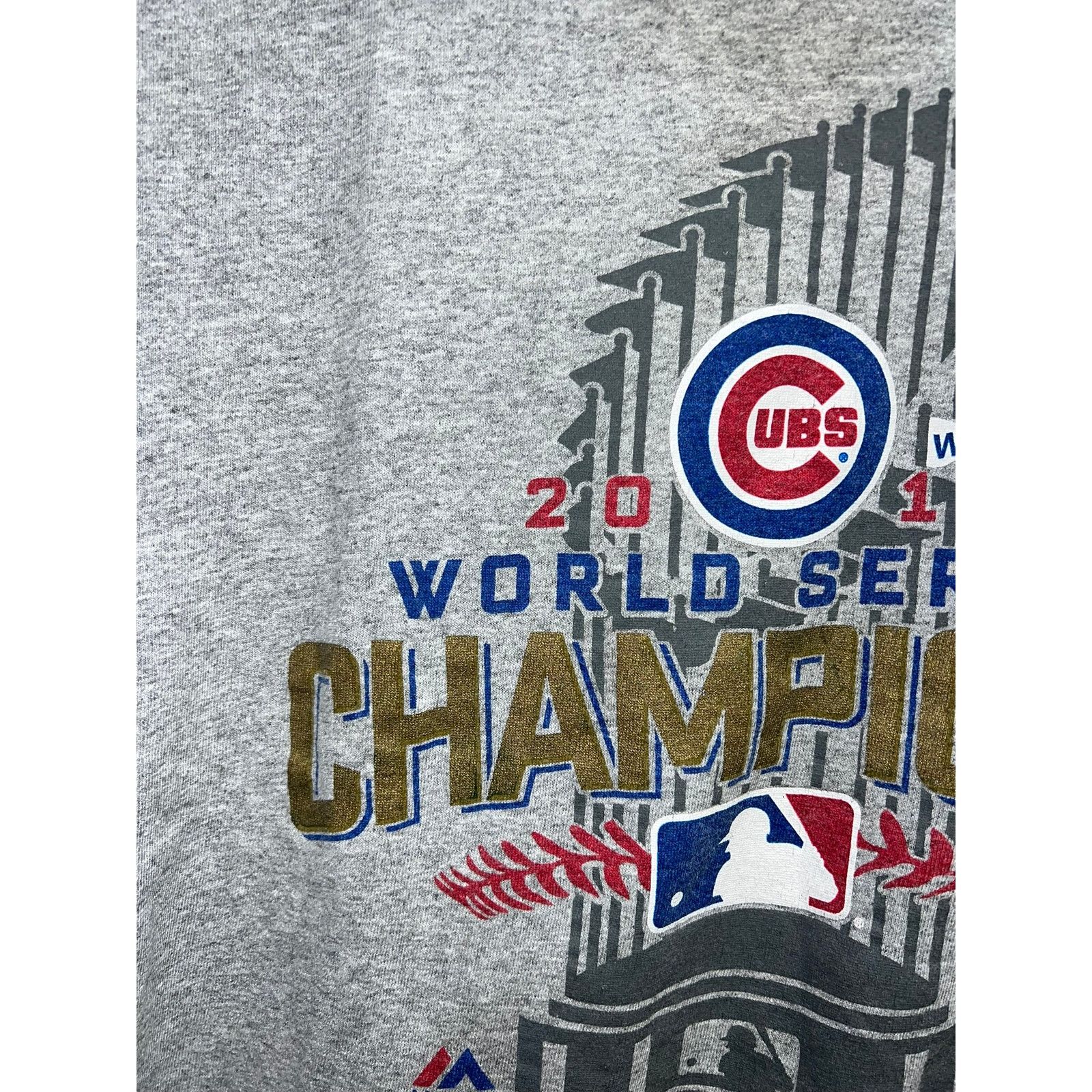 Majestic Chicago Cubs World Series Shirt Champions 2016 MLB Tee XL Size US XL / EU 56 / 4 - 3 Thumbnail