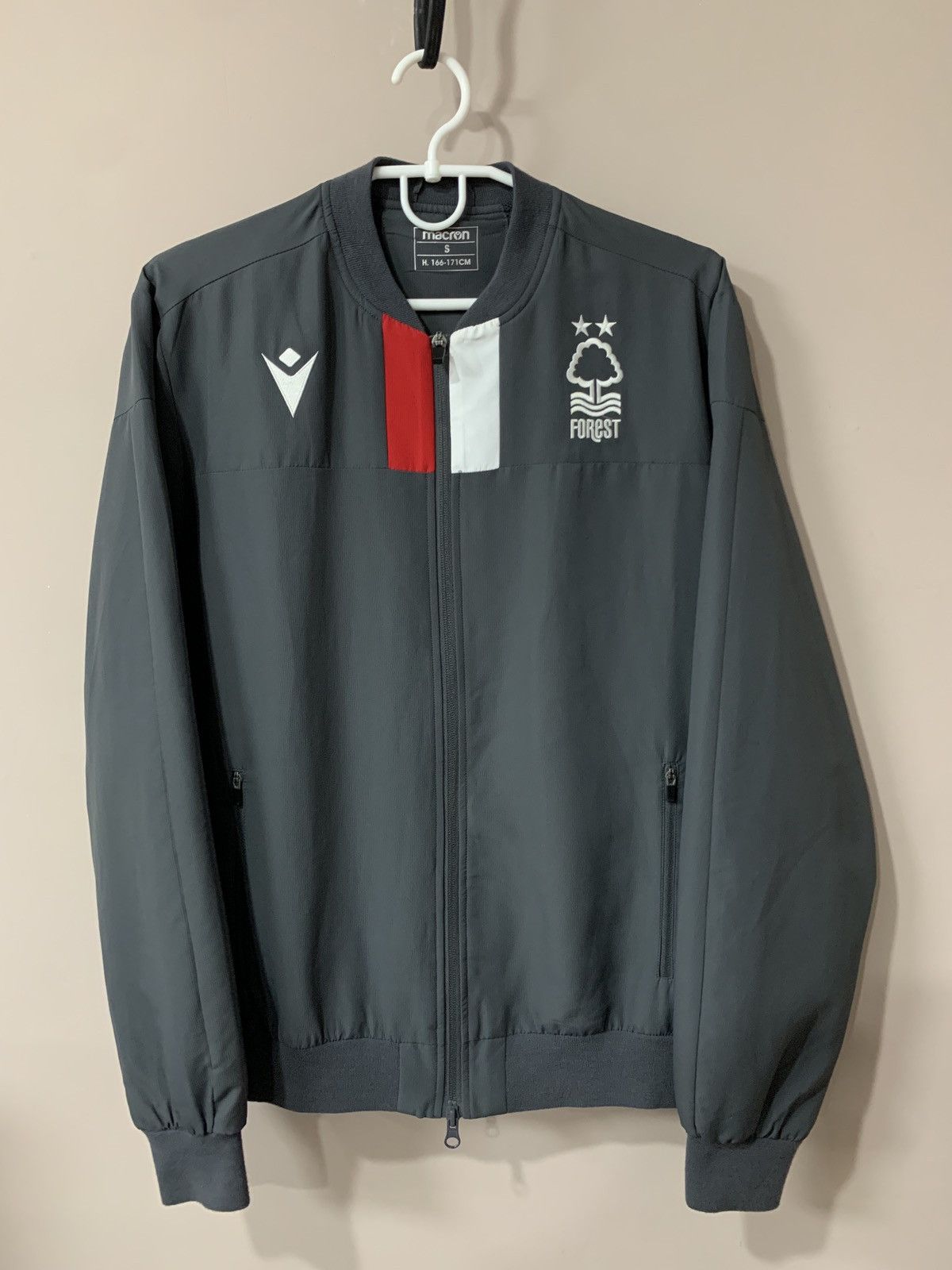 Macron Nottingham Forest Zip Football Jacket Macron Soccer Size S Size US S / EU 44-46 / 1 - 1 Thumbnail