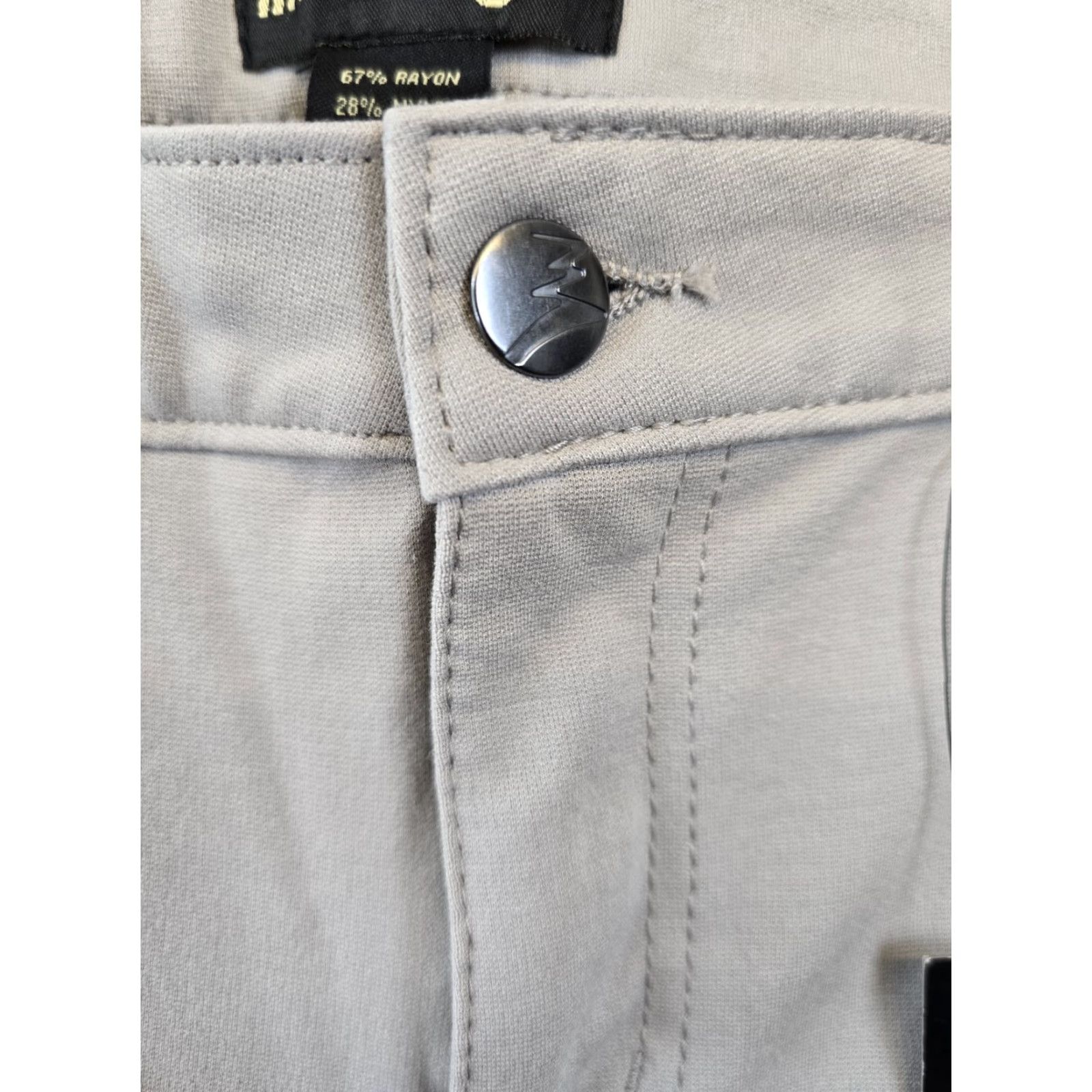 Vintage Like An Angel Jeggings - NWT Grey Size L Stretch W/Faux Pockets - Style PDR-017 Size 36" / US 14 / IT 50 - 5 Thumbnail