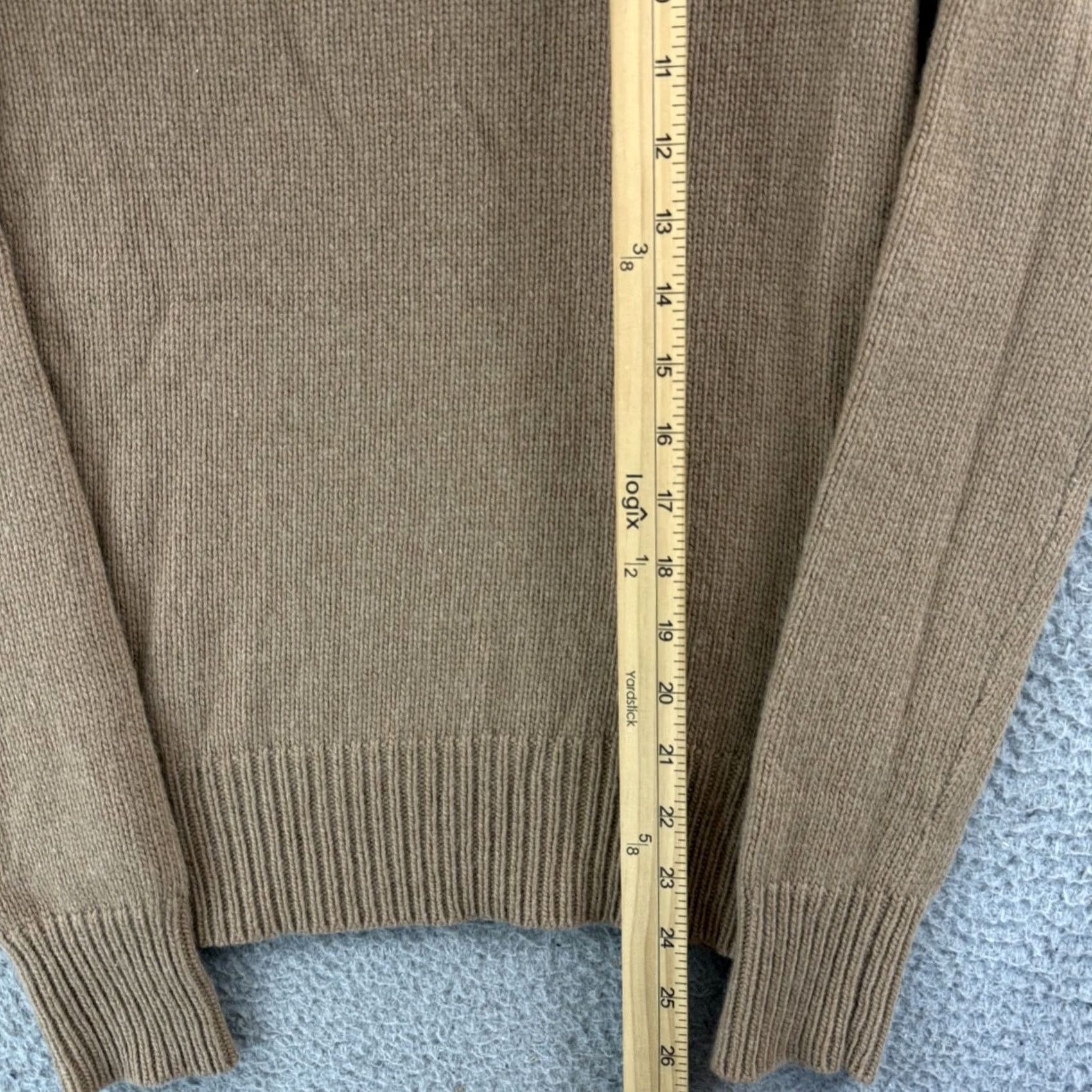 Ralph Lauren Ralph Lauren Sweater Womens Medium Brown Turtleneck Cashmere Wool Long Sleeve Pullover Size M / US 6-8 / IT 42-44 - 7 Thumbnail