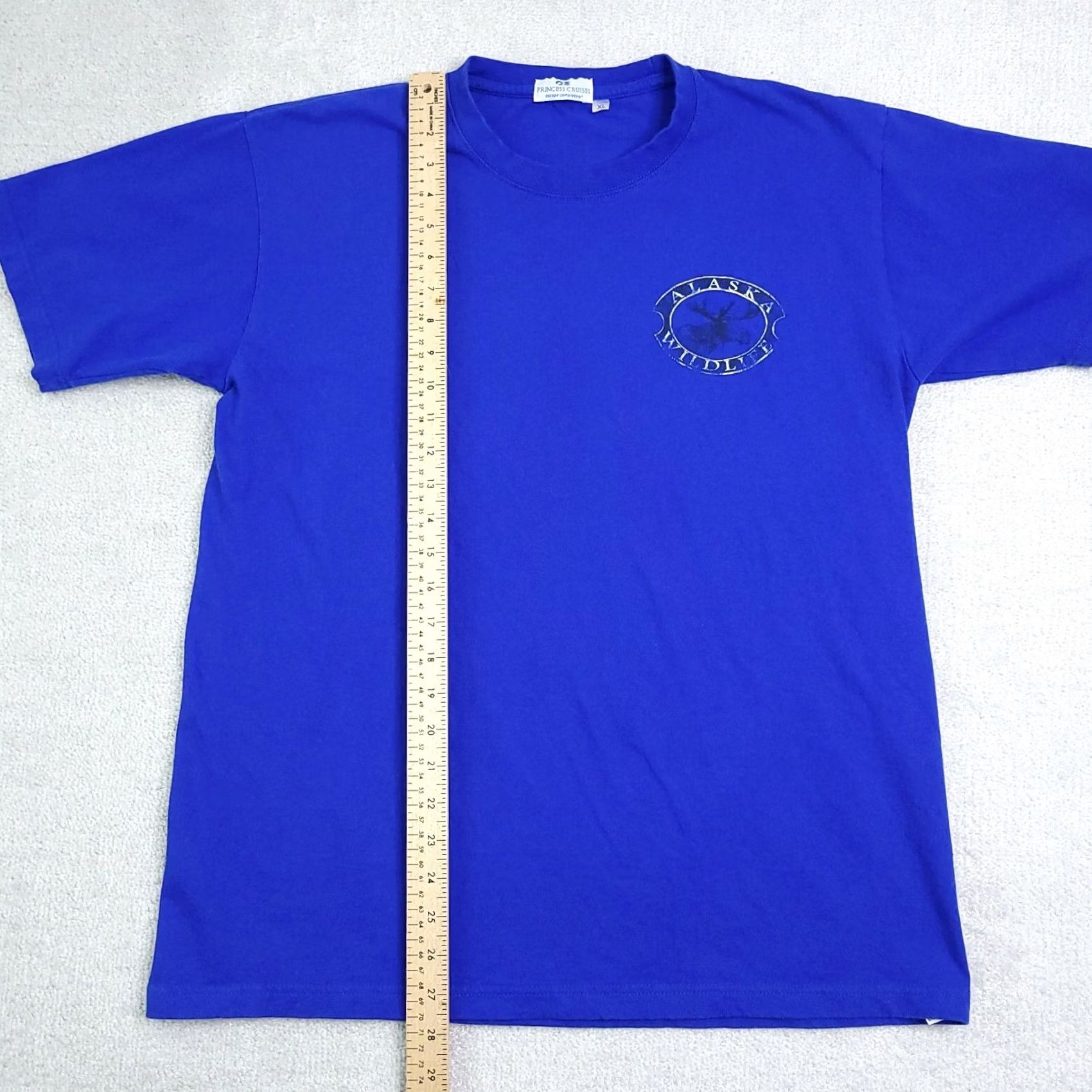 Vintage VINTAGE Princess Cruises T-shirt Alaska Wildlife Adult XL Blue Short Sleeve Size US XL / EU 56 / 4 - 6 Thumbnail