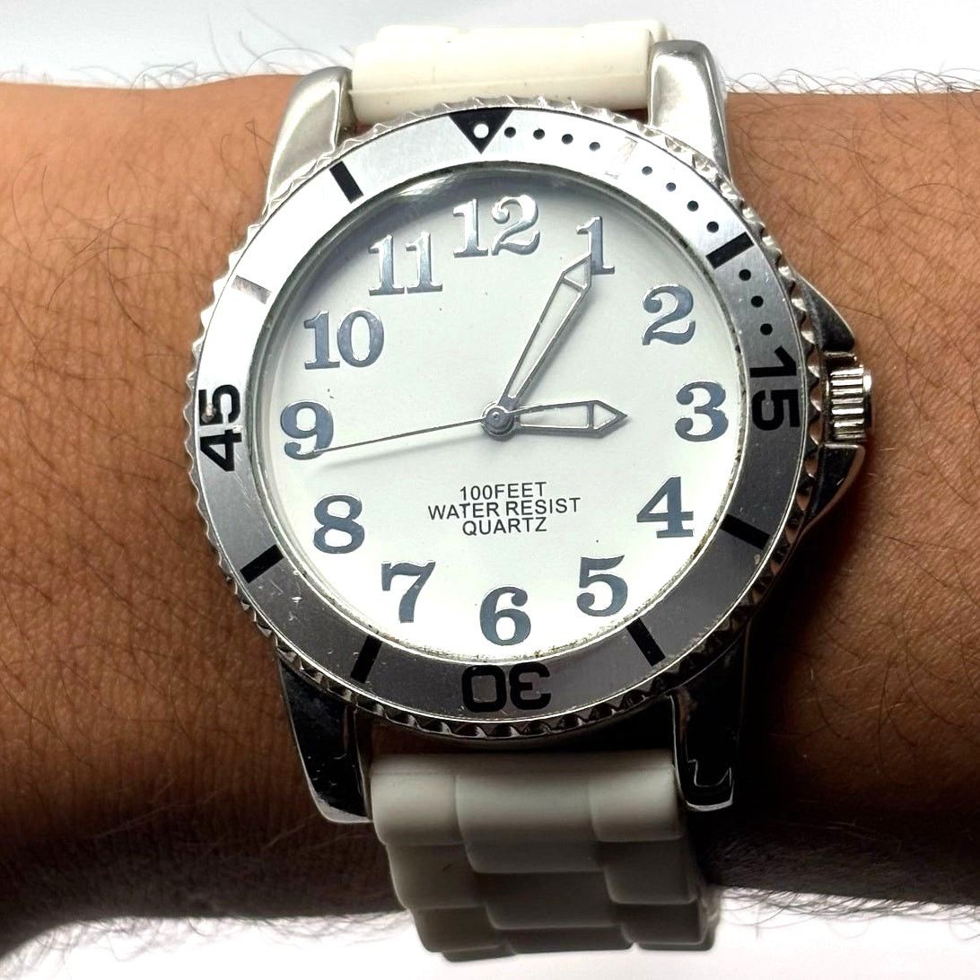 Other Silver & White Men's Watch Size ONE SIZE - 2 Thumbnail
