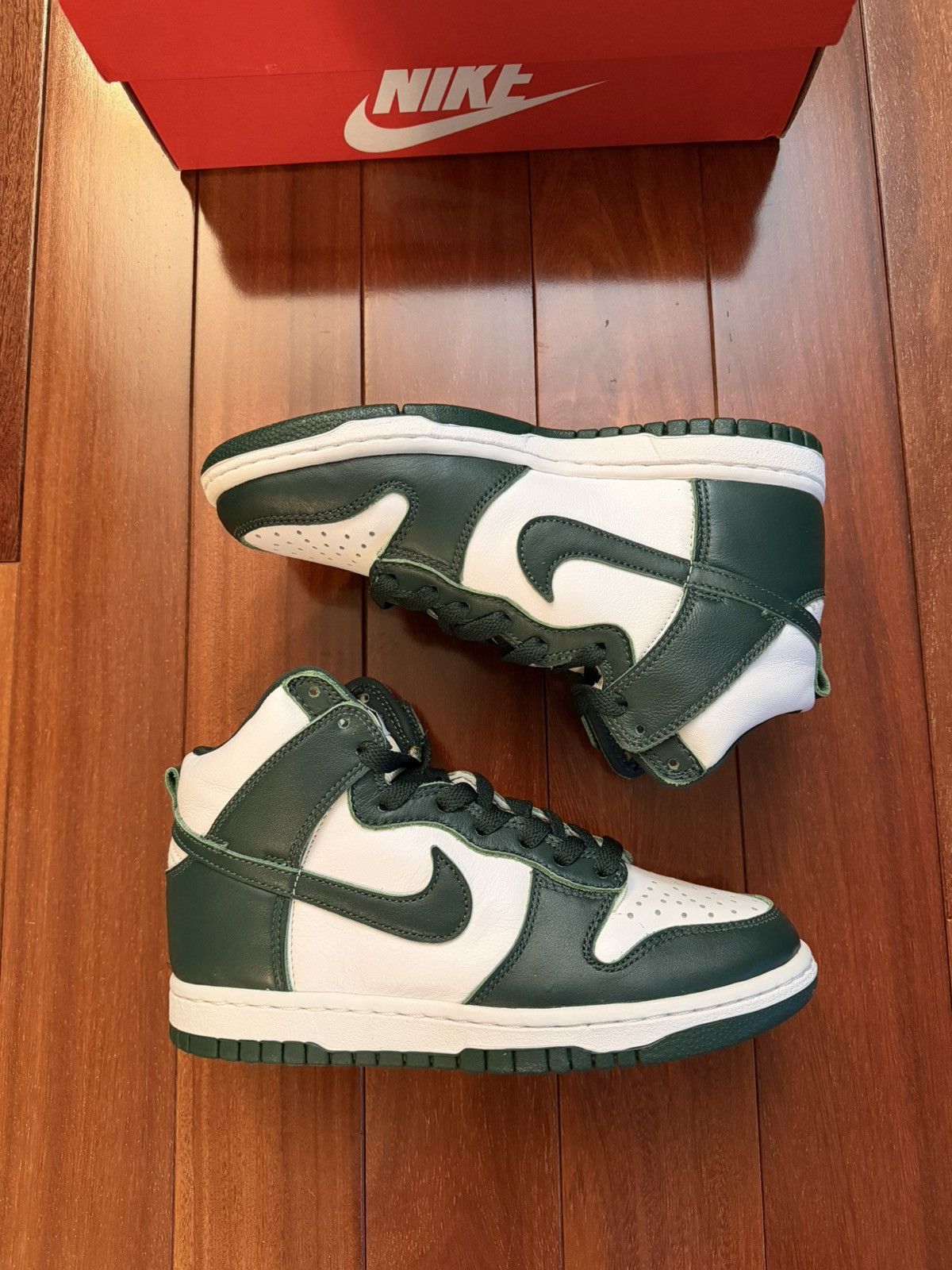 Nike Nike Dunk High SP Spartan Green Size 4 Size US 5.5 / IT 35.5 - 2 Thumbnail