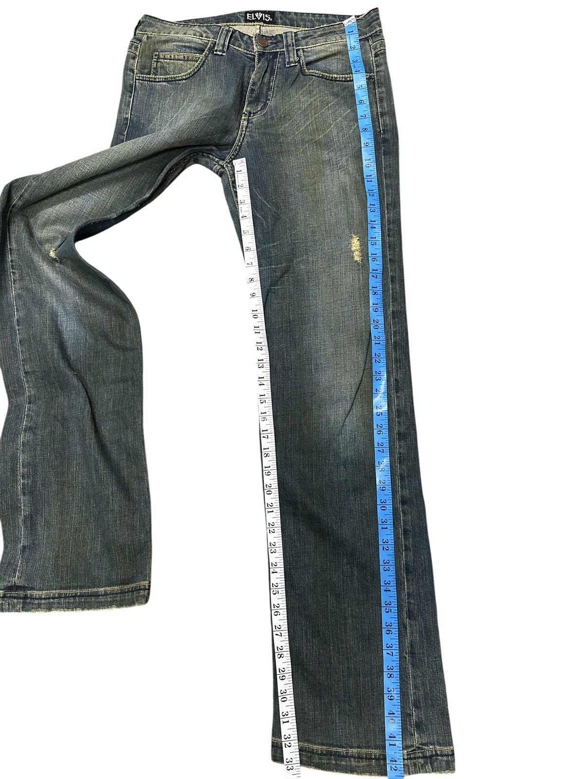 Kapital Vintage Elvis Distress 32x42 . Size US 32 / EU 48 - 3 Thumbnail