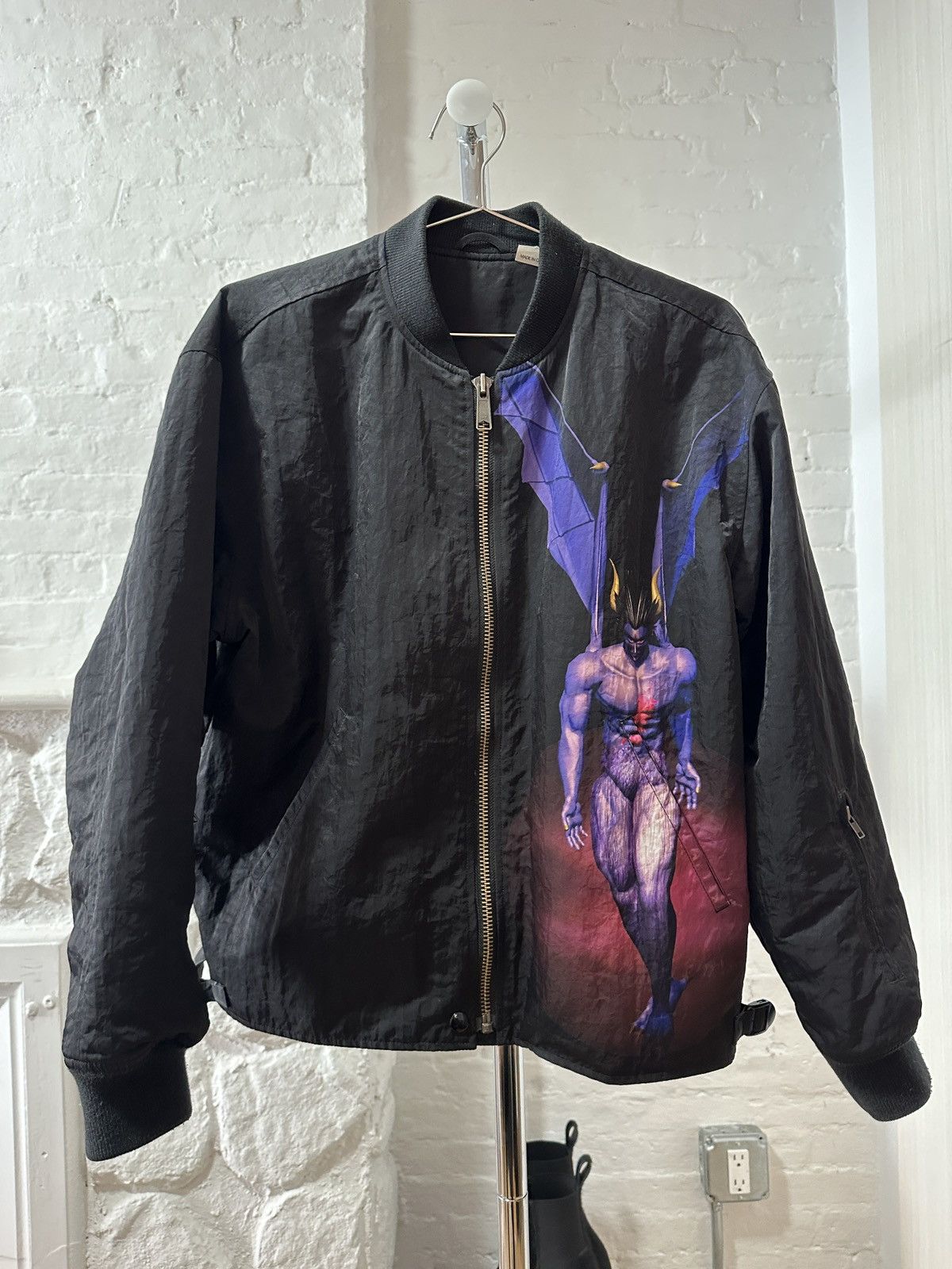 image of Supreme x Yohji Yamamoto Tekken Nylon Bomber in Black, Men's (Size Small)