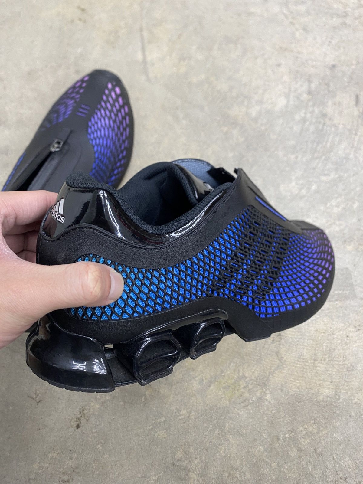 Adidas Adidas Megaride S2 Black Hi Res Blue Size US 10.5 / EU 43-44 - 9 Thumbnail