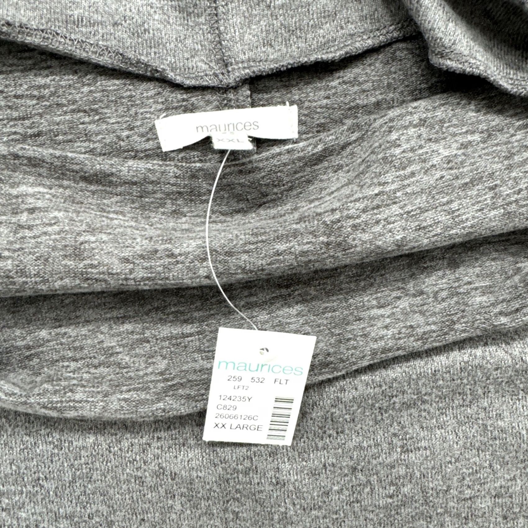 Vintage Maurices Women’s Gray Sweatshirt Top 2XL Pullover Crew Neck Cotton Blend Activewear Sweatshirt Mens Womens Girls Size XXL / US 16-18 / IT 52-54 - 2 Thumbnail