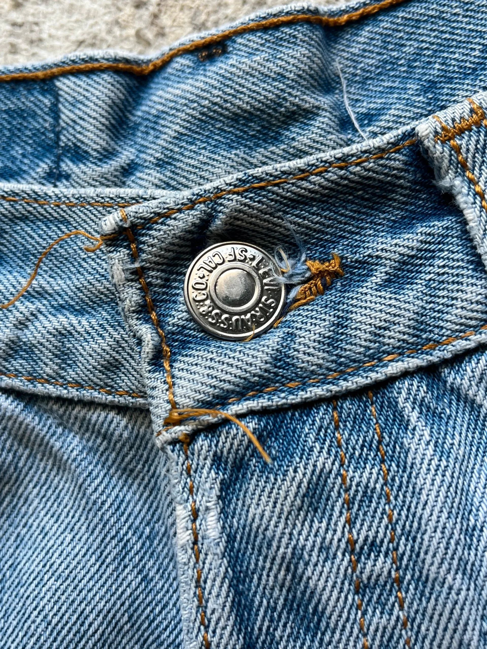 Levi's Levi’s Made in USA Denim Jeans Hight Waist Vintage 1990’s Size 28" / US 6 / IT 42 - 9 Thumbnail