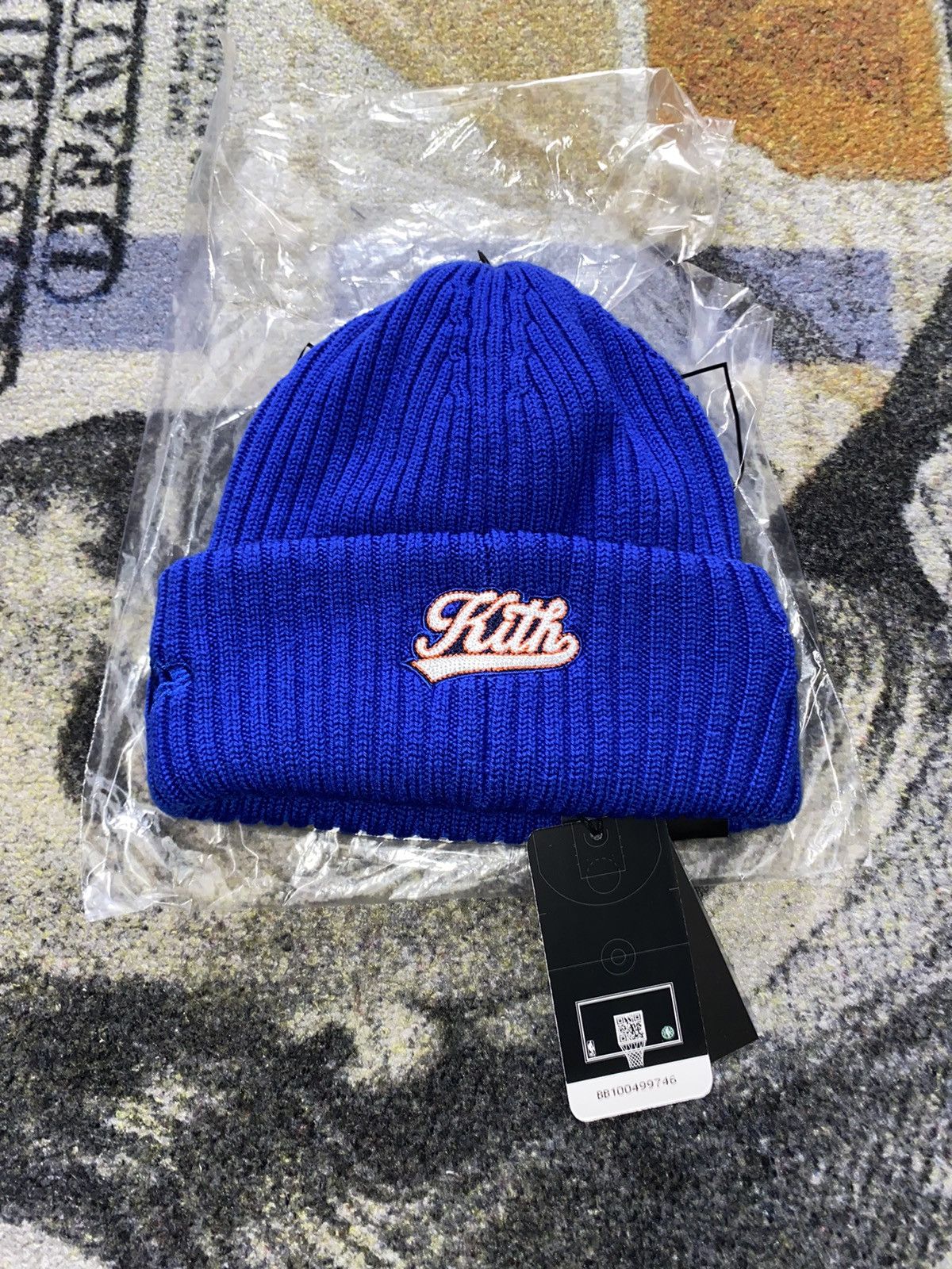 Kith Kith for New York Knicks Court Vision Logo Beanie Size ONE SIZE - 2 Thumbnail