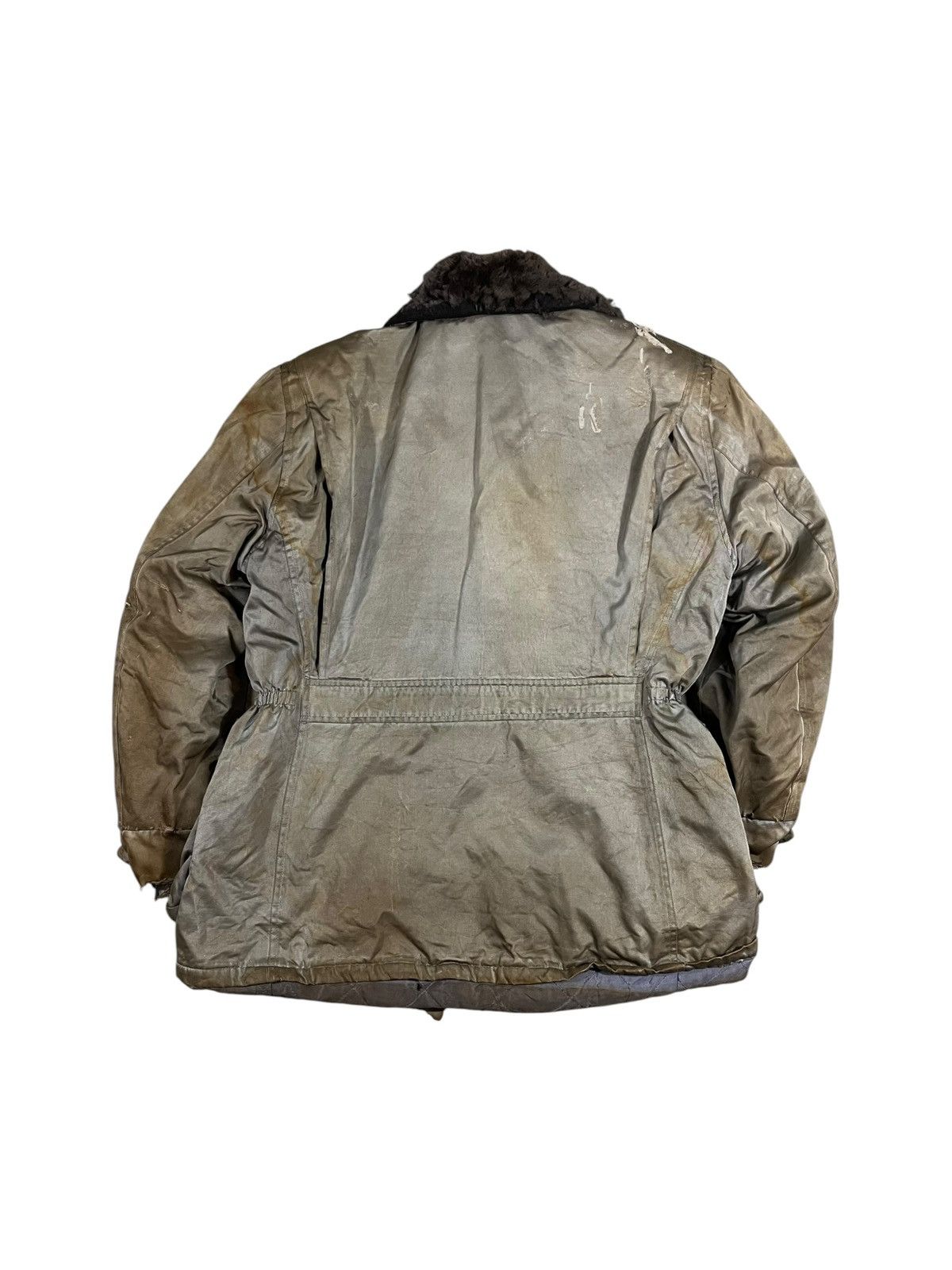 Vintage Vintage 50s Ski Jacket Faded Distressed Gray Size US M / EU 48-50 / 2 - 2 Thumbnail