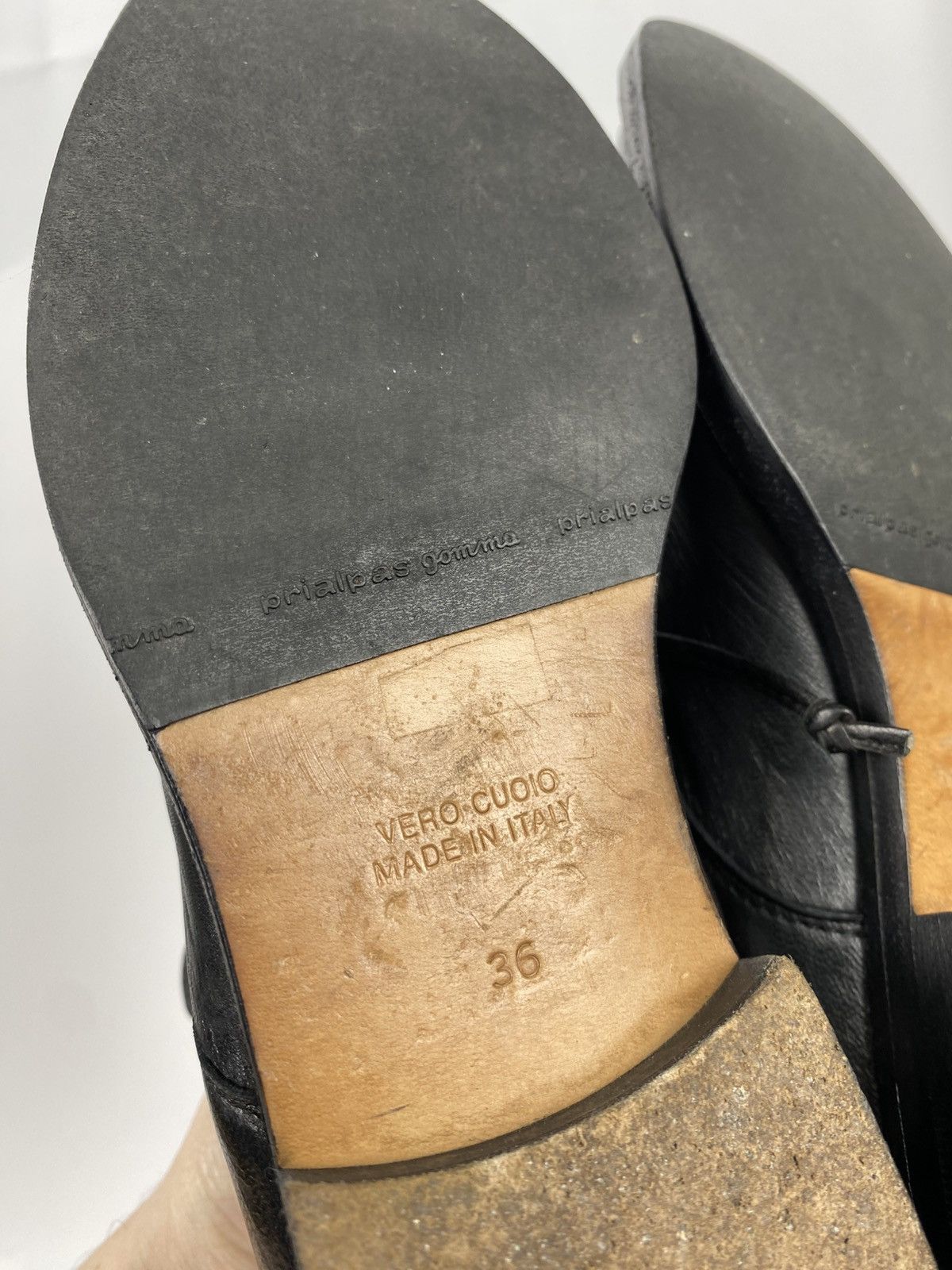 Designer Lorenzo Masiero Genuine Leather Oxford Shoes size 36 Size US 6 / IT 36 - 8 Thumbnail