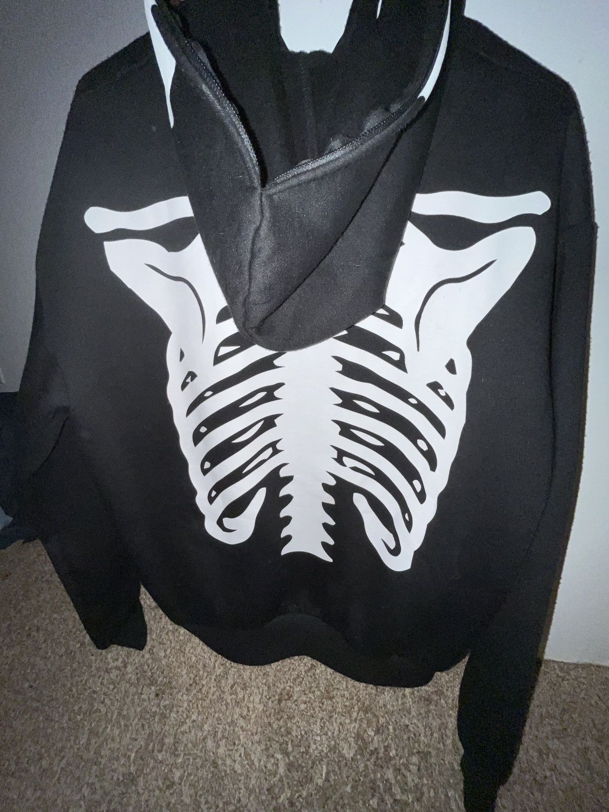 Fashion Nova Skeleton hoodie Size US M / EU 48-50 / 2 - 1 Thumbnail
