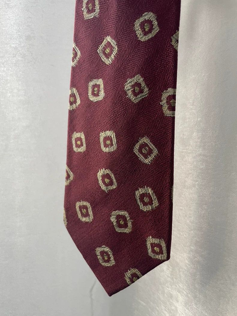 Yohji Yamamoto yohji Yamamoto Small pattern silk red tie Size ONE SIZE - 2 Thumbnail