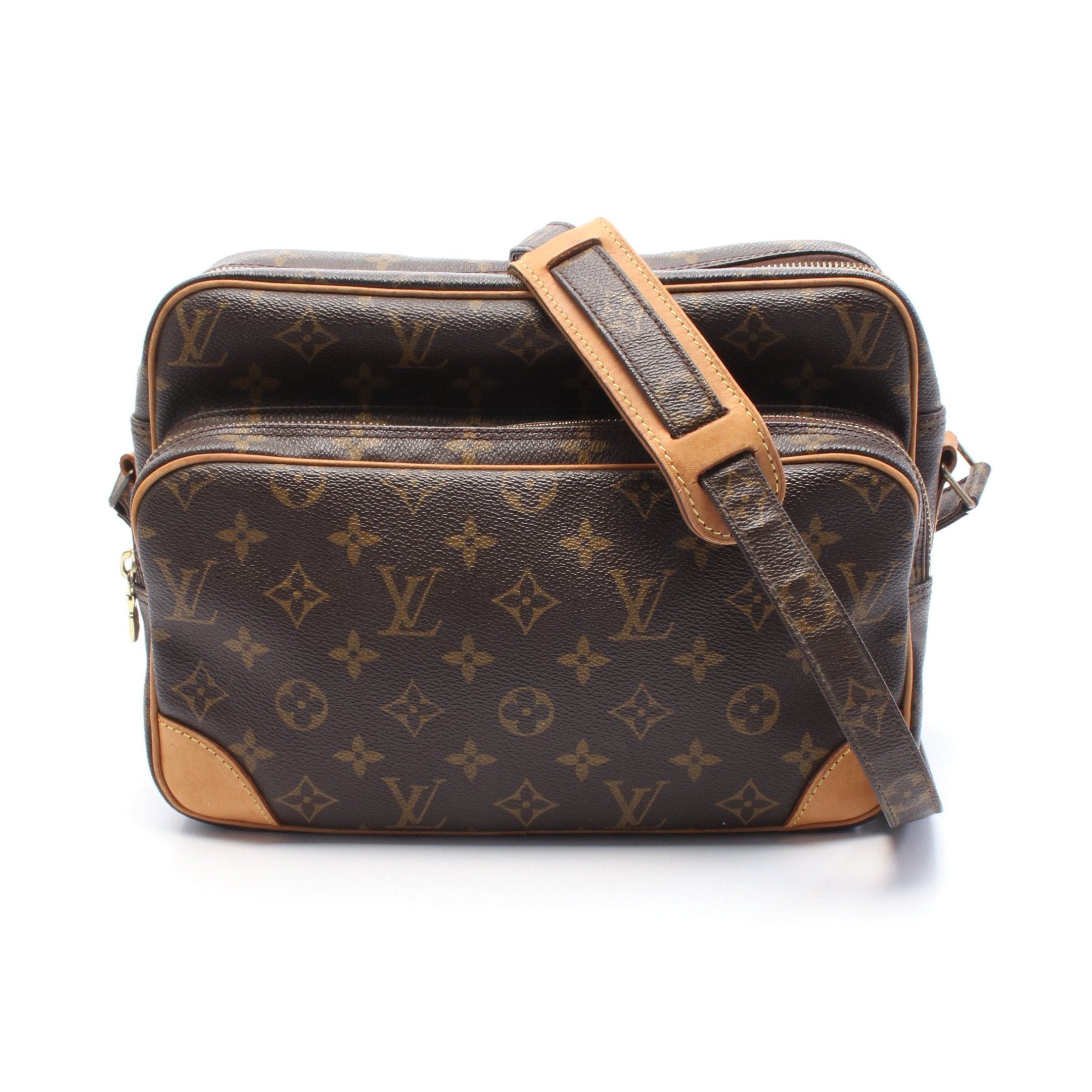 Louis Vuitton Louis Vuitton Nil Monogram Shoulder Bag Leather Brown Size ONE SIZE - 1 Thumbnail