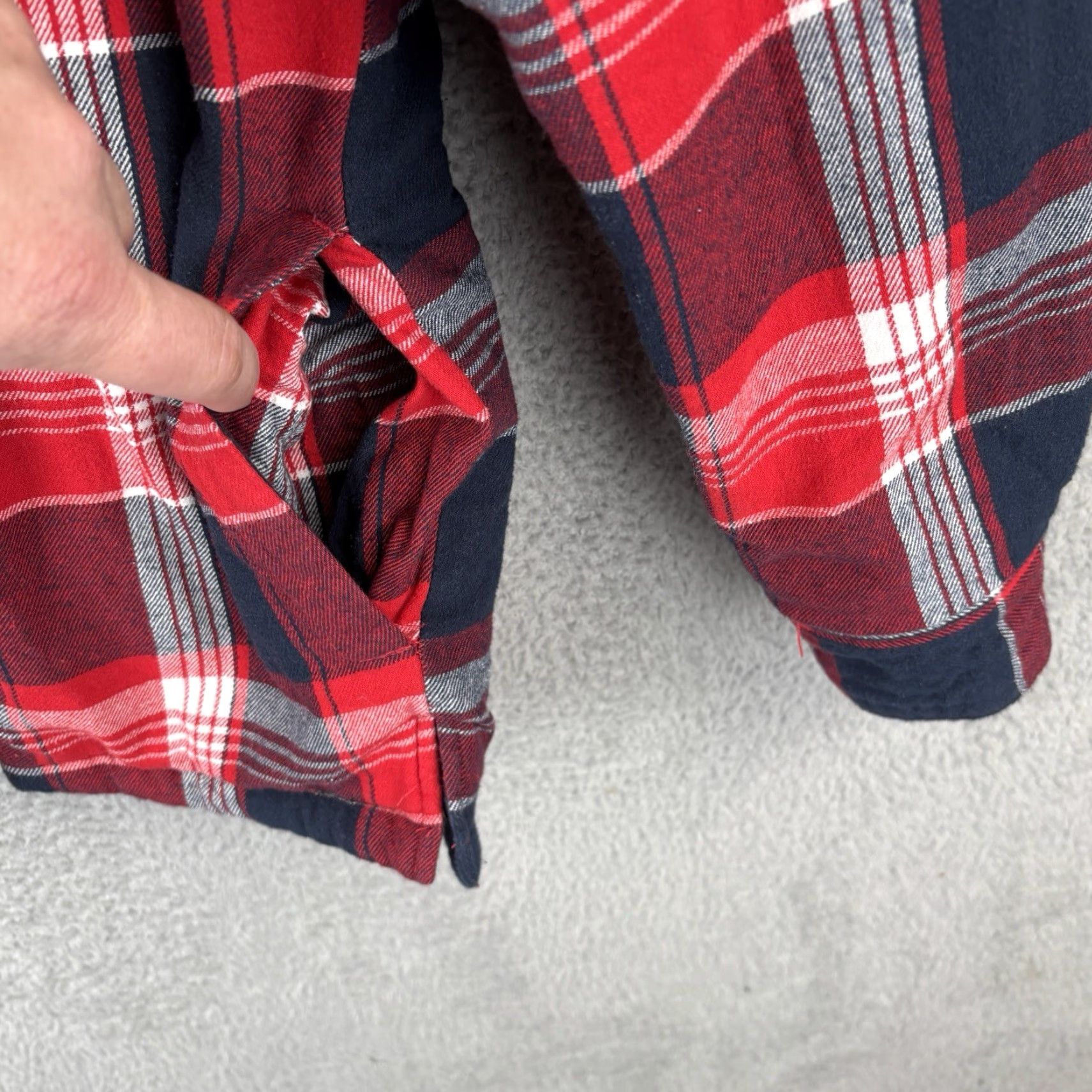 Vintage Legendary Whitetails Shacket Hoodie Shirt Jacket Men M Flannel Red Plaid Heavyweight Vintage N/A Size US M / EU 48-50 / 2 - 3 Thumbnail