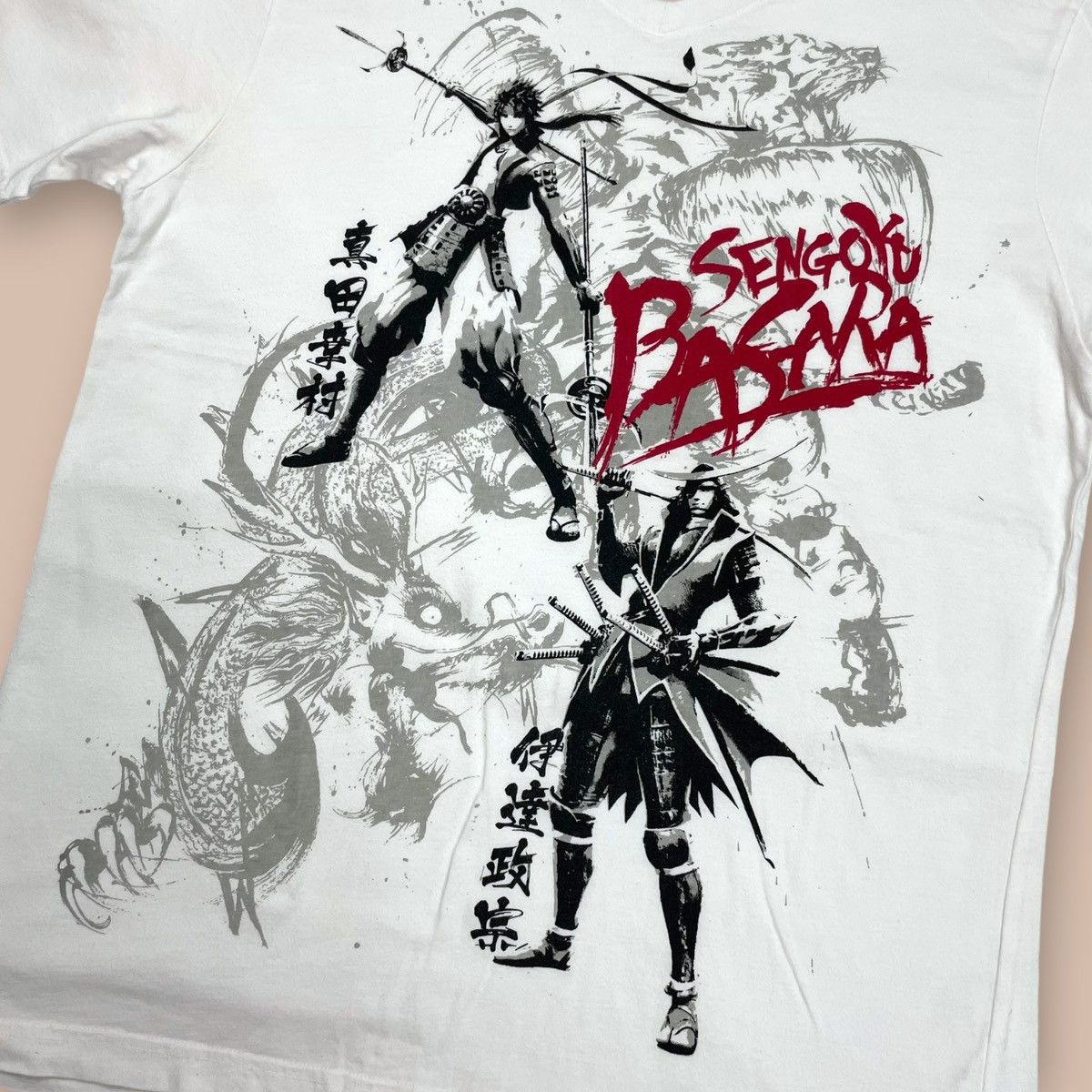 Playstation Vintage Sengoku Basara Video Games Tee Size US L / EU 52-54 / 3 - 2 Thumbnail
