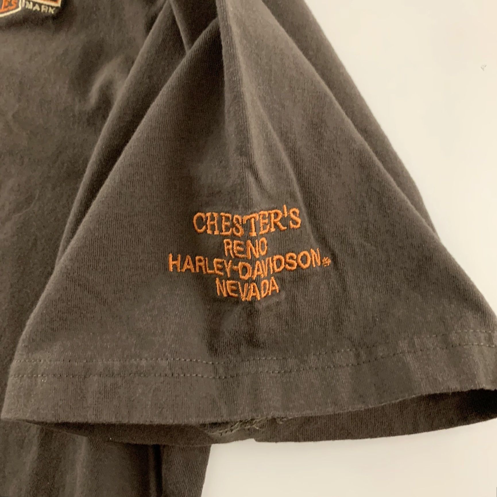 Harley Davidson Harley-Davidson Motorcycle Polo Shirt Men's XL Brown Short Sleeve Button-Up Size US XL / EU 56 / 4 - 7 Thumbnail