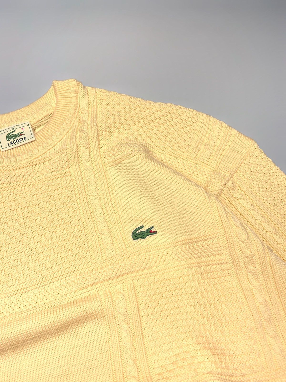 Lacoste × Vintage RARE Vintage 90’s Lacoste Sweater Y2k Size US L / EU 52-54 / 3 - 6 Thumbnail