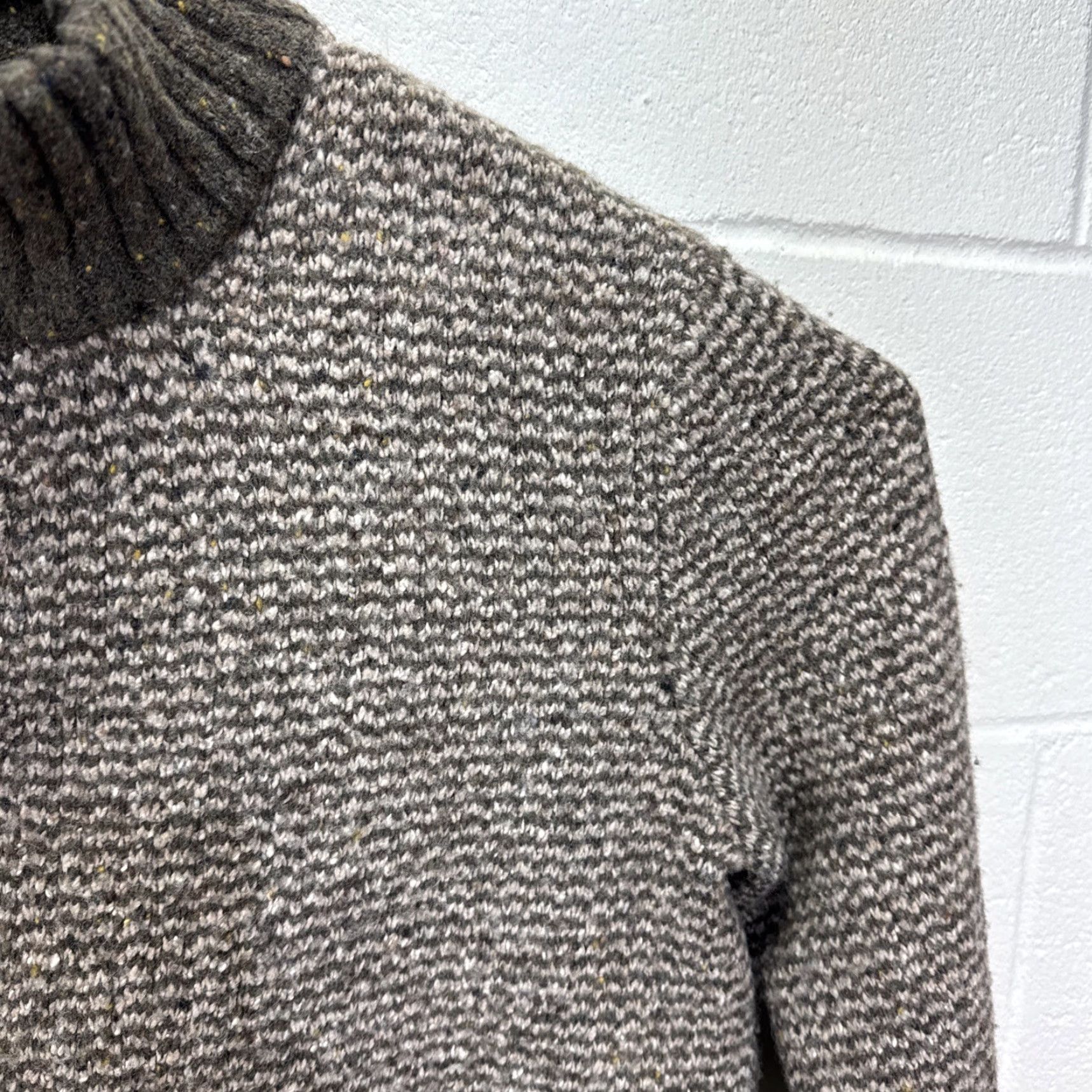 Gap VINTAGE Gap Sweater Men's Medium Brown Knit Wool Blend Quarter Zip Y2K Mens Size US M / EU 48-50 / 2 - 6 Thumbnail