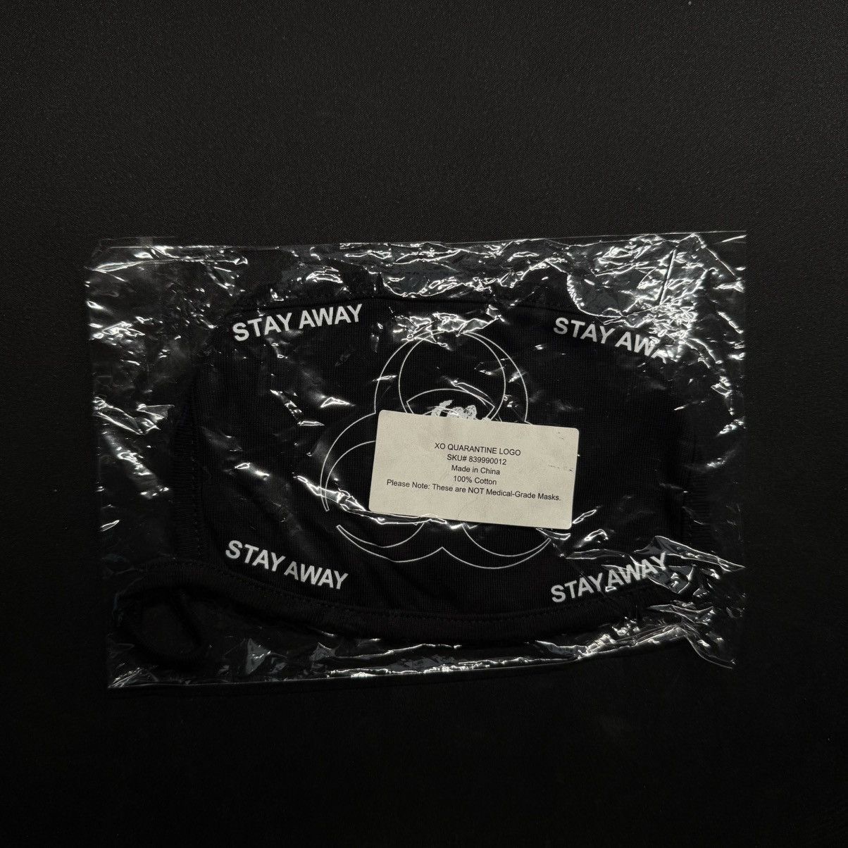 XO The Weeknd XO Face Mask Size ONE SIZE - 1 Thumbnail