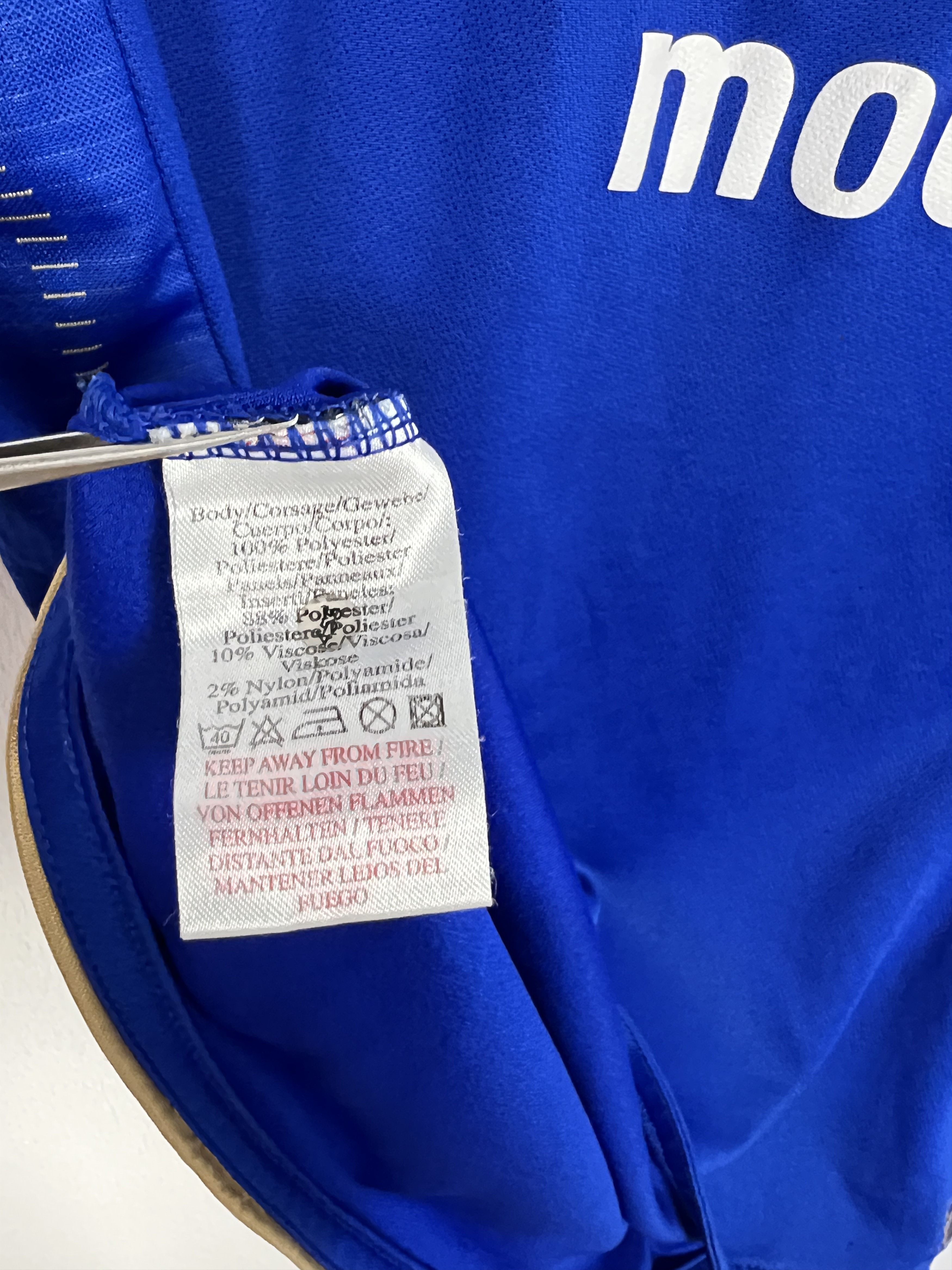 Umbro Chelsea football shirt 2005 Soccer Jersey Blue Trikot XS Size US XS / EU 42 / 0 - 10 Thumbnail