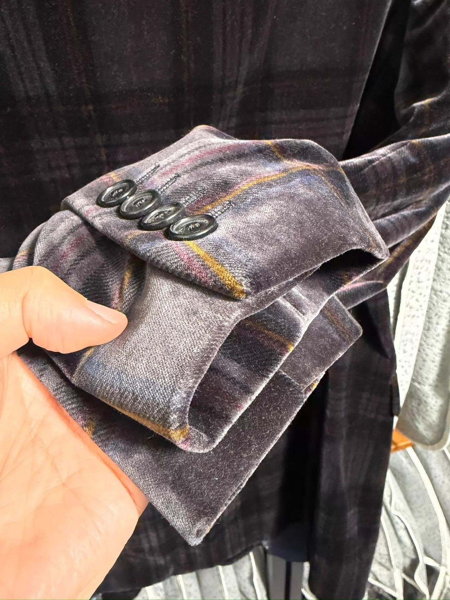 Etro Plaid Pattern Multi-Color Light Jacket Blazer Size US XXS / EU 40 - 5 Thumbnail