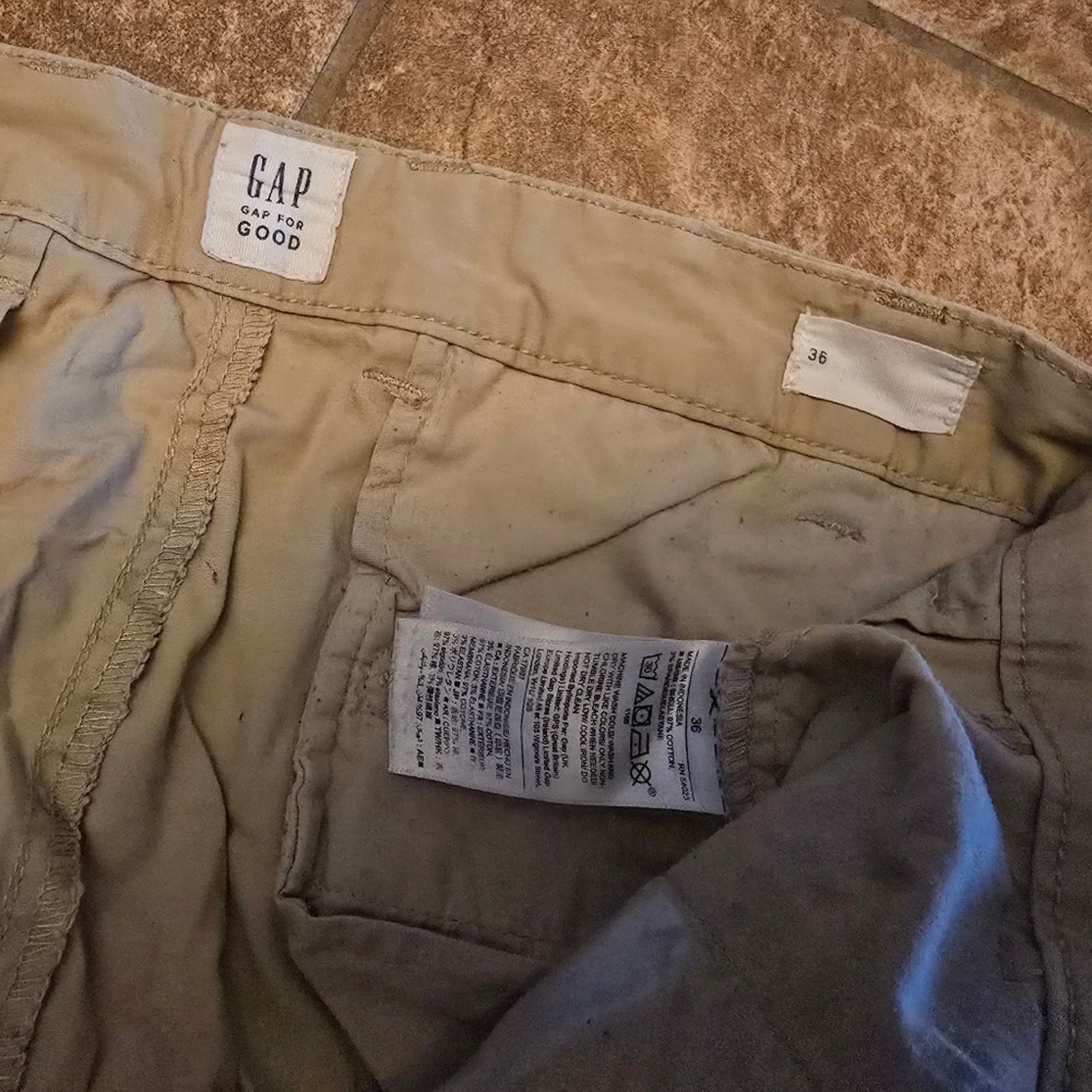 Gap Dark Beige | GAP | Khakis Short Size US 36 / EU 52 - 3 Thumbnail