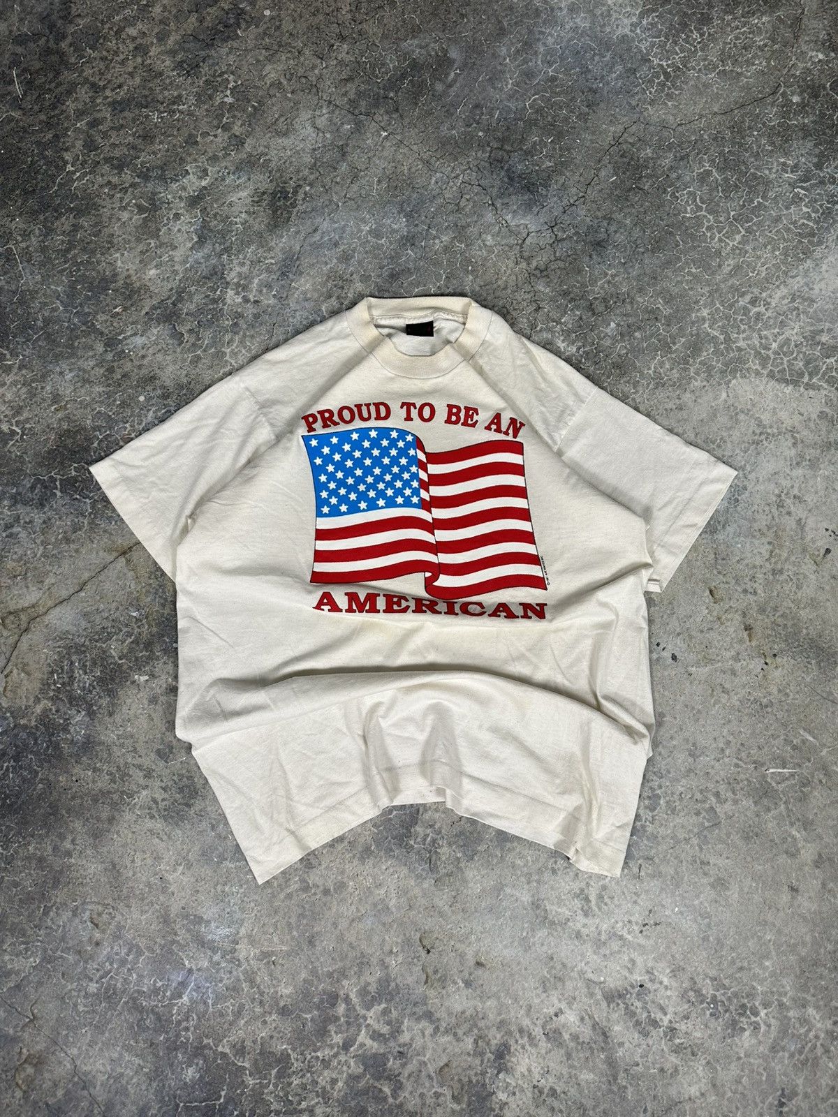 Vintage Vintage Proud To be American Tee Size US XL / EU 56 / 4 - 1 Thumbnail