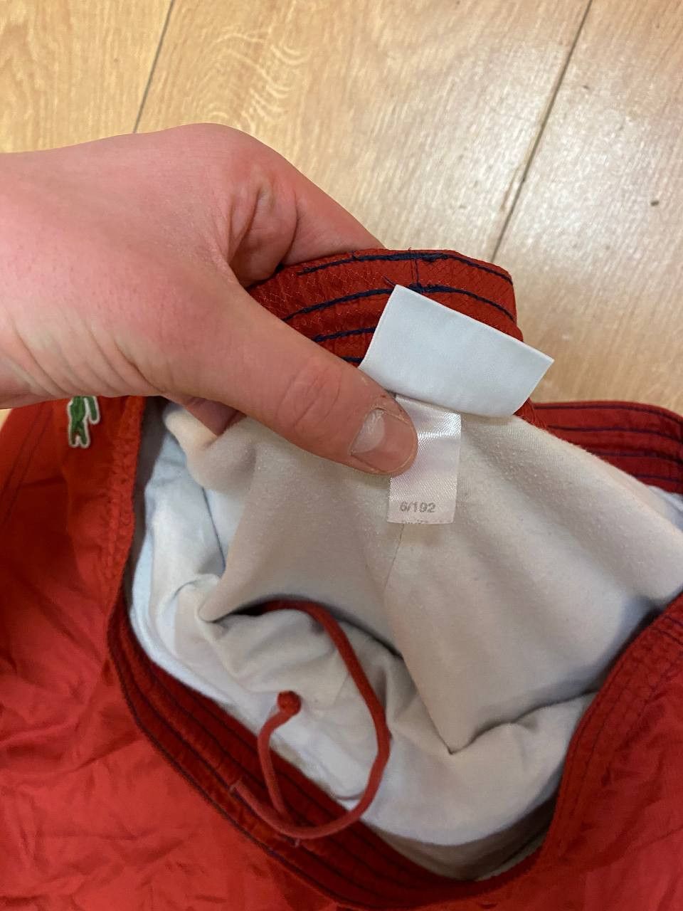 Lacoste × Vintage Authentic Lacoste red nylon track pants Size US 40 / EU 56 - 7 Thumbnail