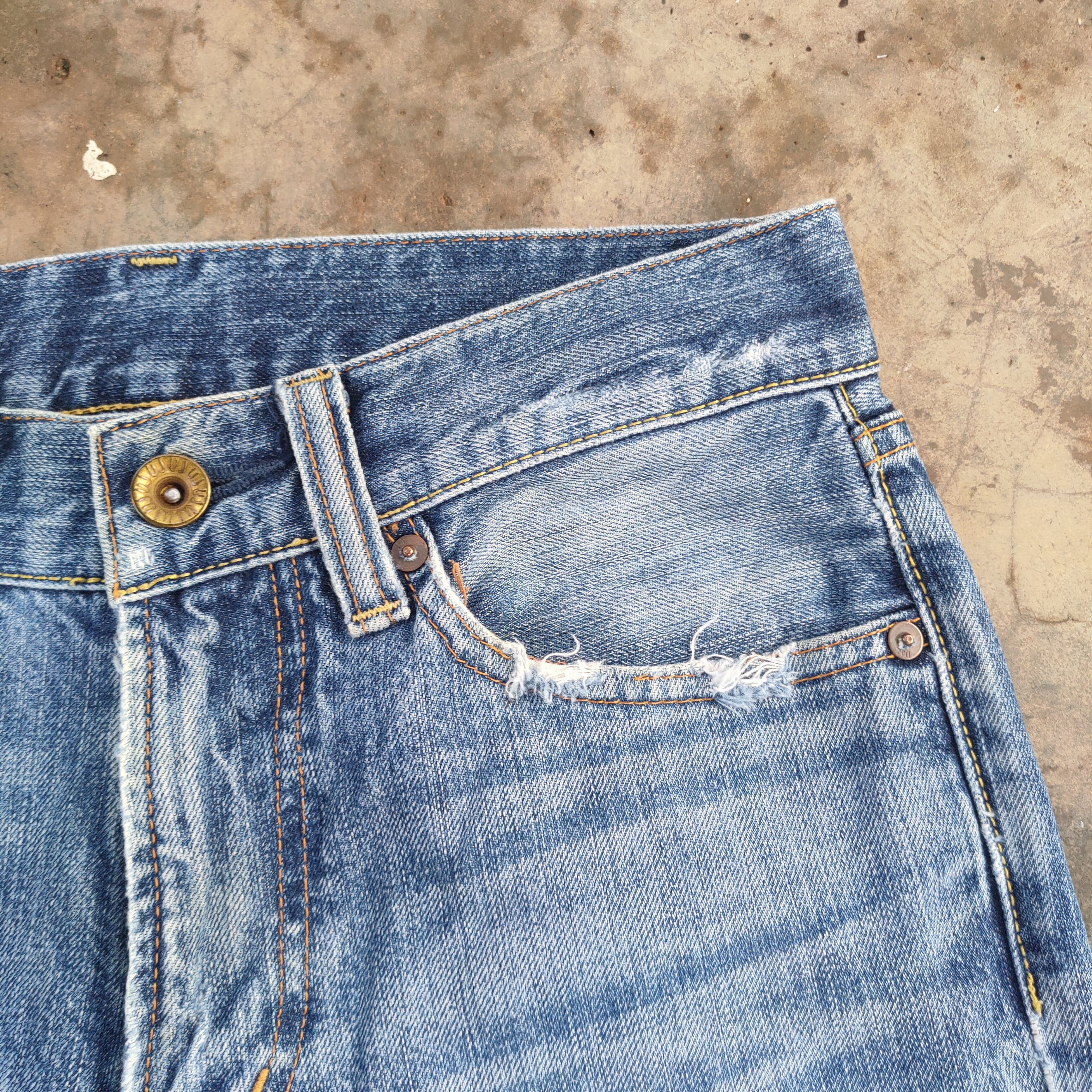 Japanese Brand × Jean × Vintage VINTAGE JAPANESE FADED DENIM JEANS PANTS Size US 29 - 9 Thumbnail