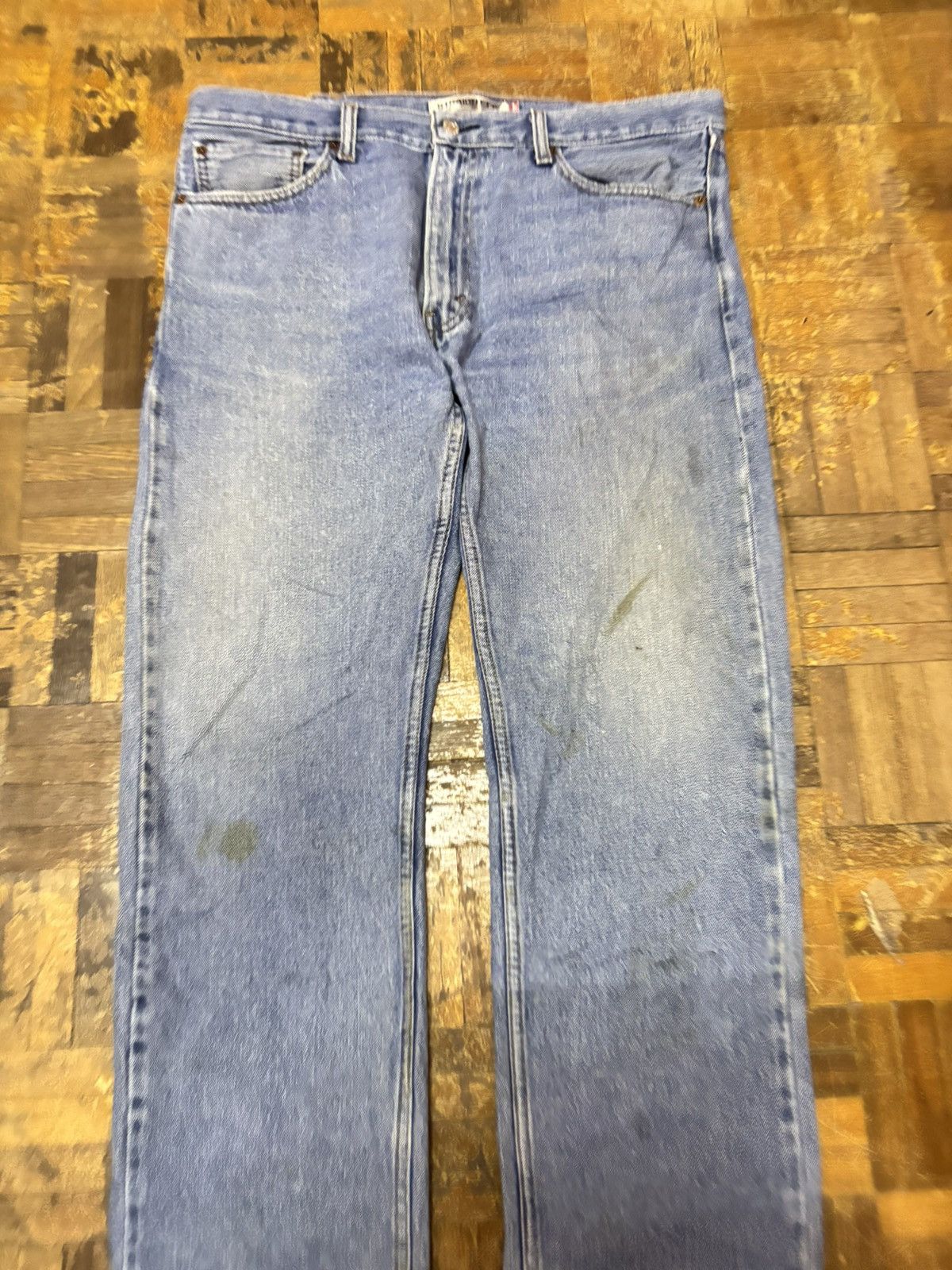 Jean × Levi's × Vintage Vintage Levis 505 Regular Fit Men Jeans (Size 38) Size US 38 / EU 54 - 4 Thumbnail
