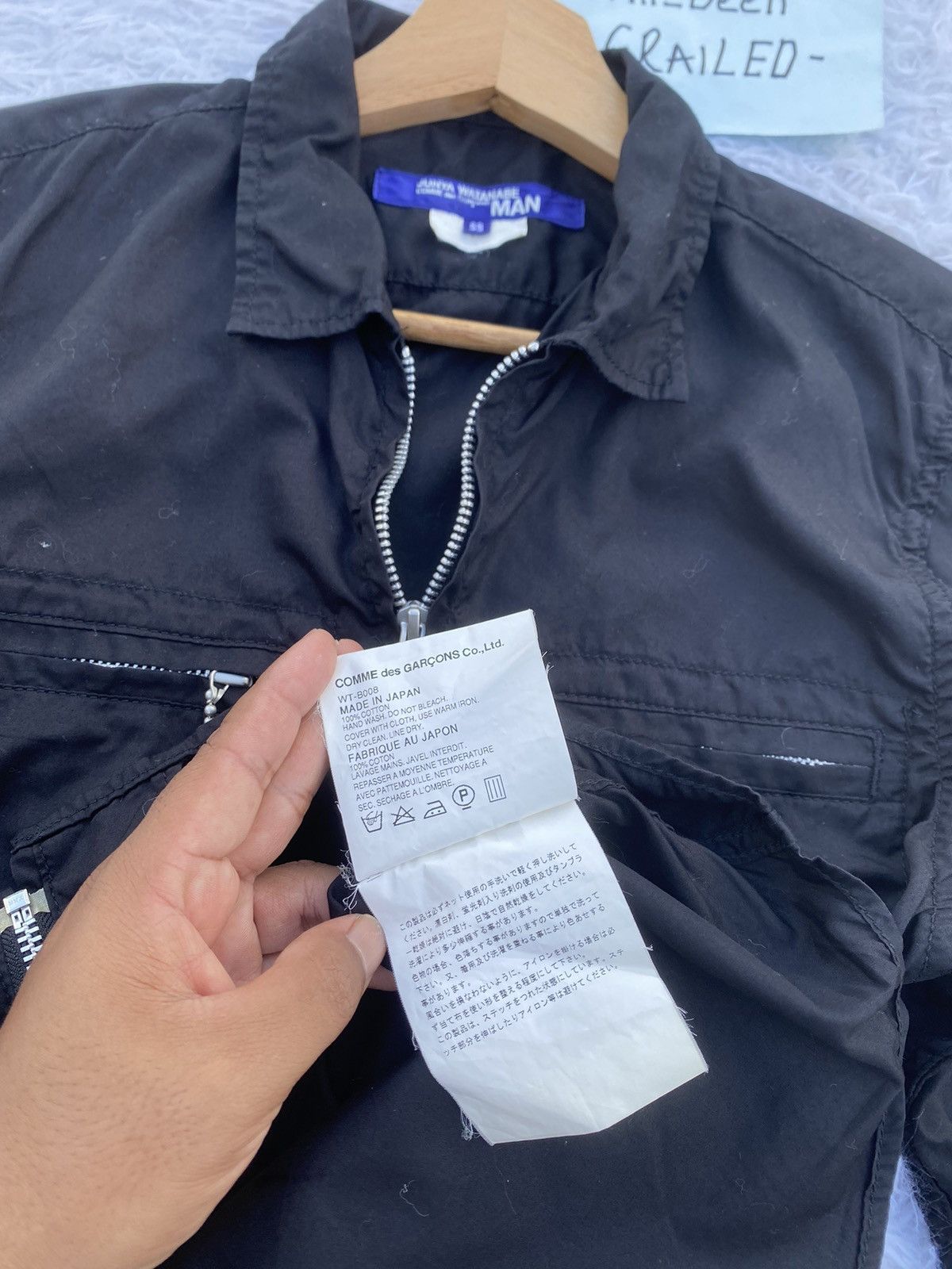 Comme des Garcons Junya Watanabe x CDGComme Des Garcons Longsleeve Zip Shirt Size US S / EU 44-46 / 1 - 19 Thumbnail