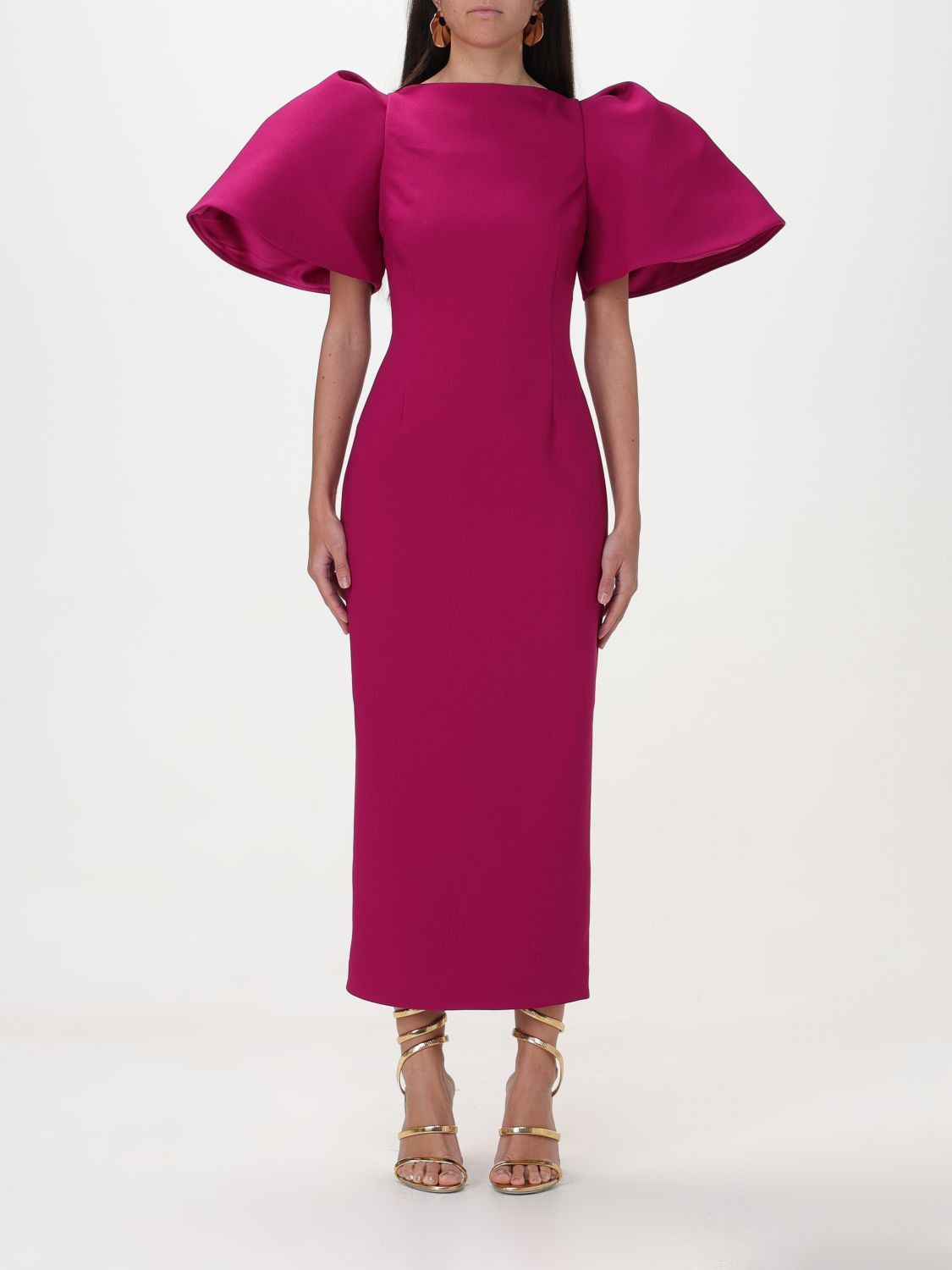 image of Solace London Dress Woman Fuchsia, Women's (Size XS)