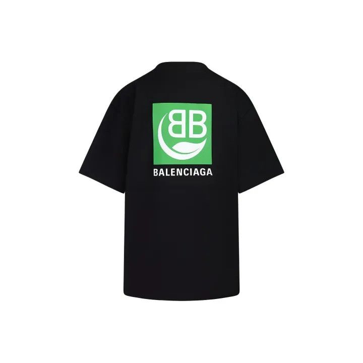 Balenciaga Balenciaga Eco Logo Print T-Shirt for Women 0079 Size S / US 4 / IT 40 - 1 Thumbnail