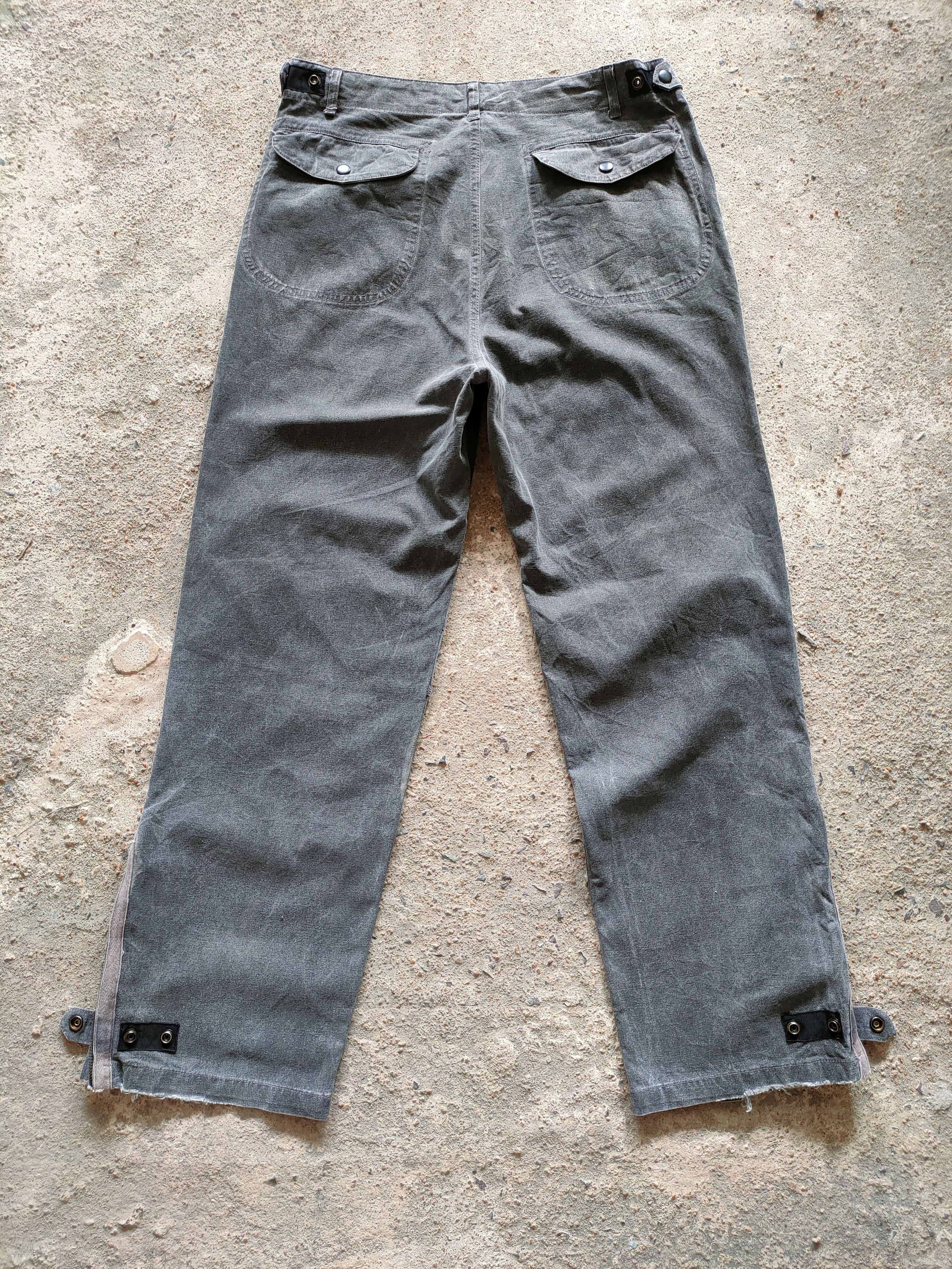Japanese Brand VINTAGE FRP FADED BLACK ANKLE ZIP BUSH PANTS Size US 32 / EU 48 - 7 Thumbnail