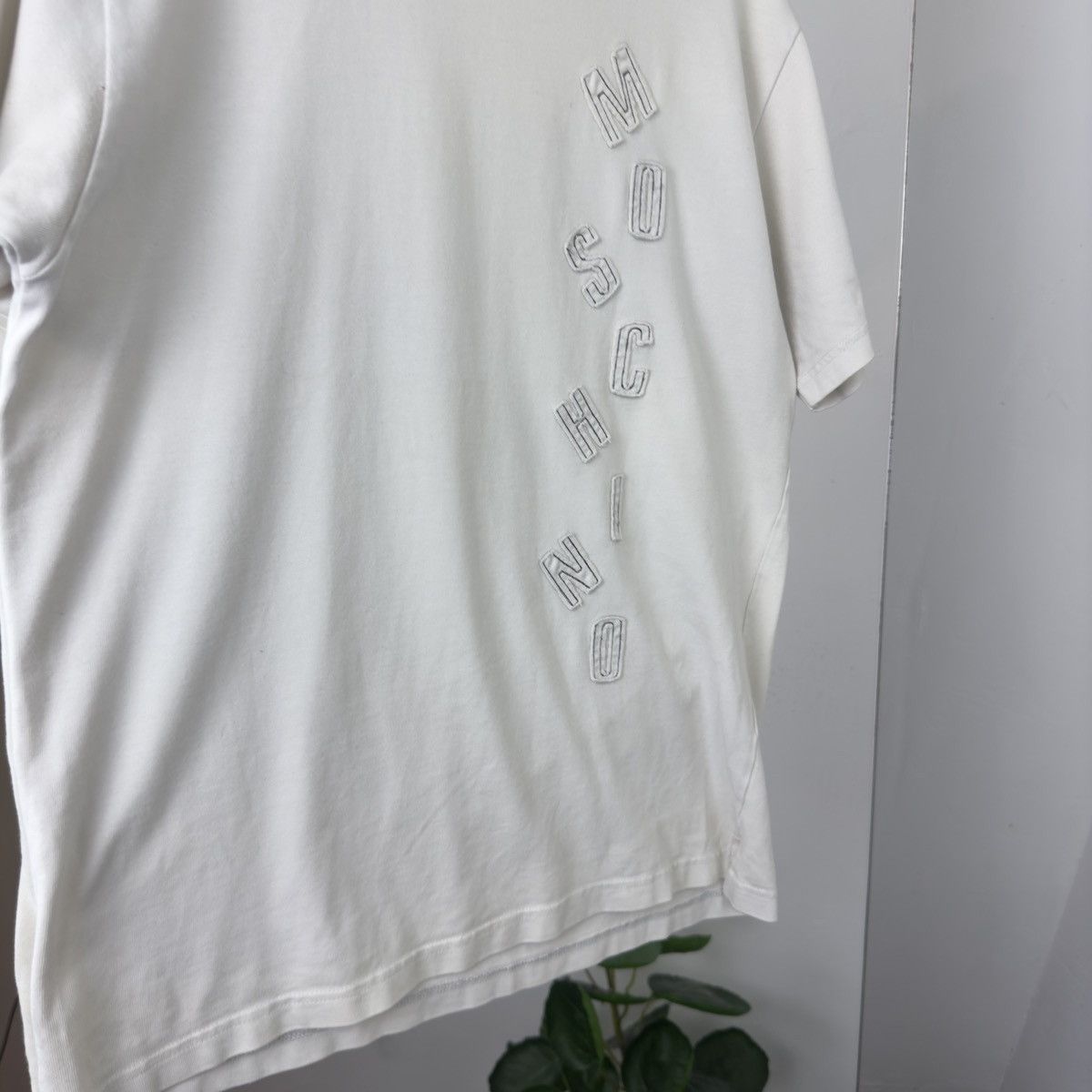 Moschino Vintage Moschino Jeans Full Logo 90s White Size US M / EU 48-50 / 2 - 6 Thumbnail