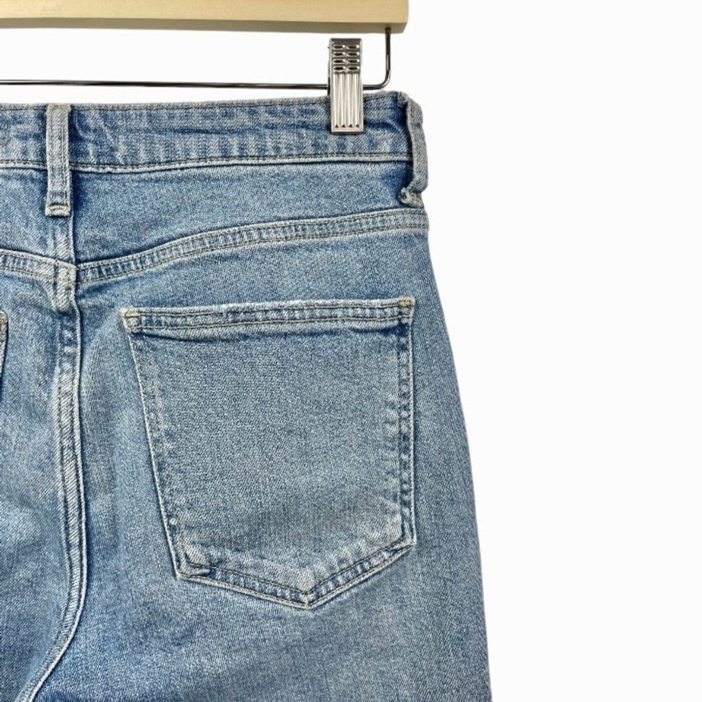 Free People Free People Girlfriend Straight Light Wash Jeans Size 27 Size 27" / US 4 / IT 40 - 5 Thumbnail