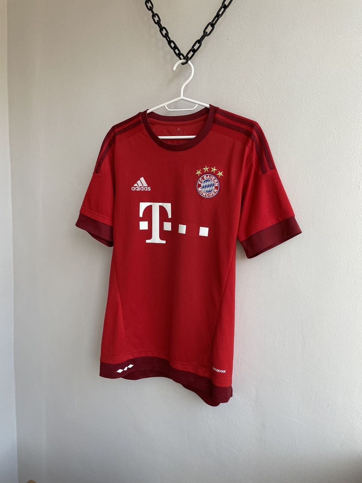 Adidas Bayren Munich 2015 2016 Home Shirt Football Soccer Jersey Size US M / EU 48-50 / 2 - 2 Thumbnail