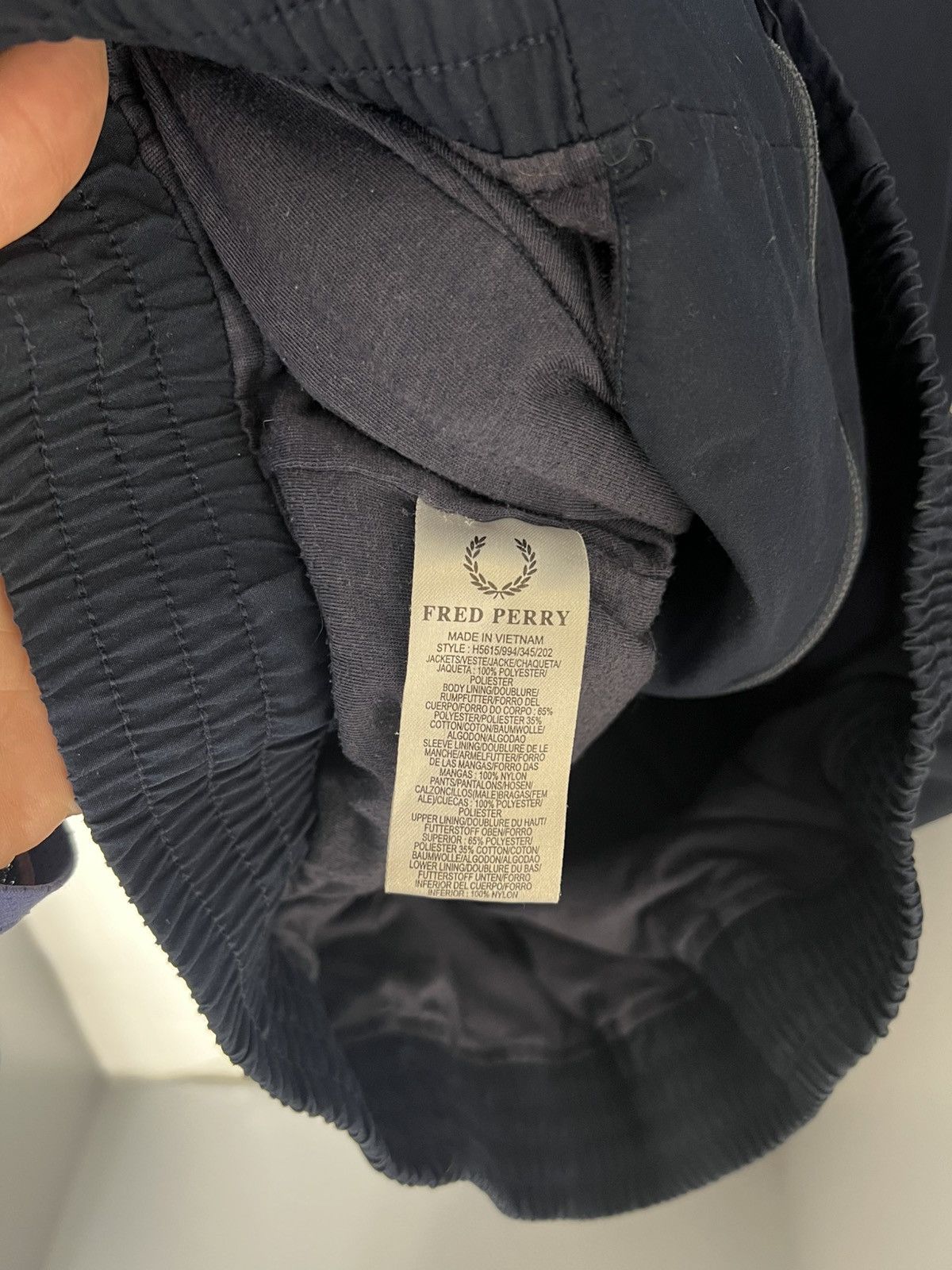 Fred Perry × Vintage VERY RARE FRED PERRY FULL ZIP LIGHT JACKET ENGLAND STYLE 90s Size US M / EU 48-50 / 2 - 6 Thumbnail