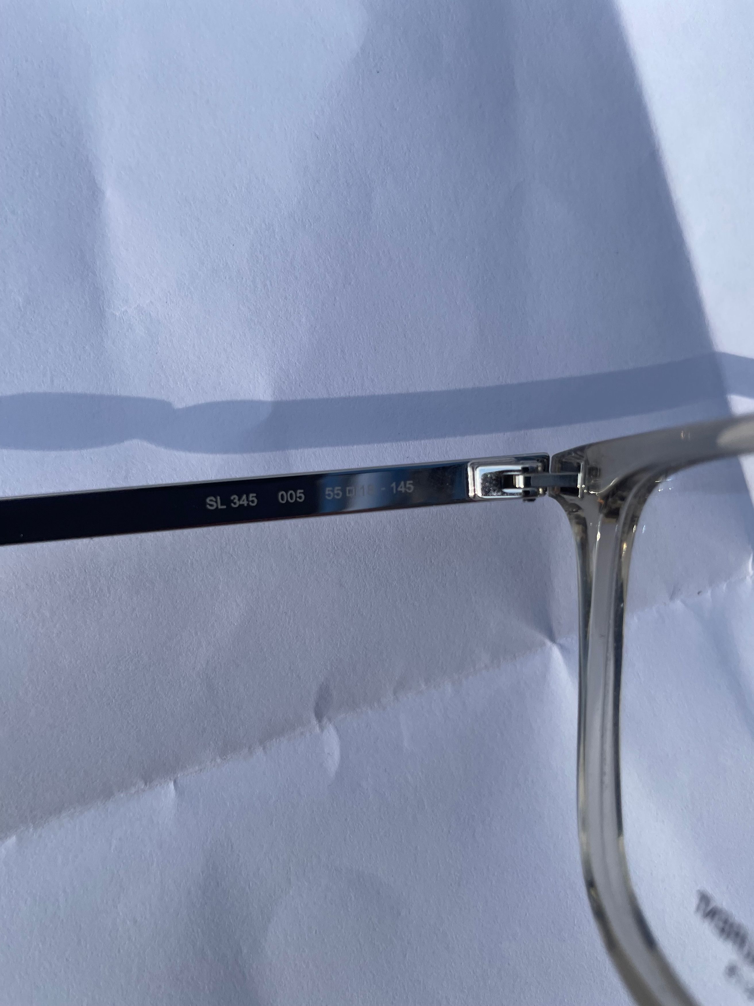 Saint Laurent Paris Saint Laurent glasses SL 345 005 Size ONE SIZE - 8 Thumbnail