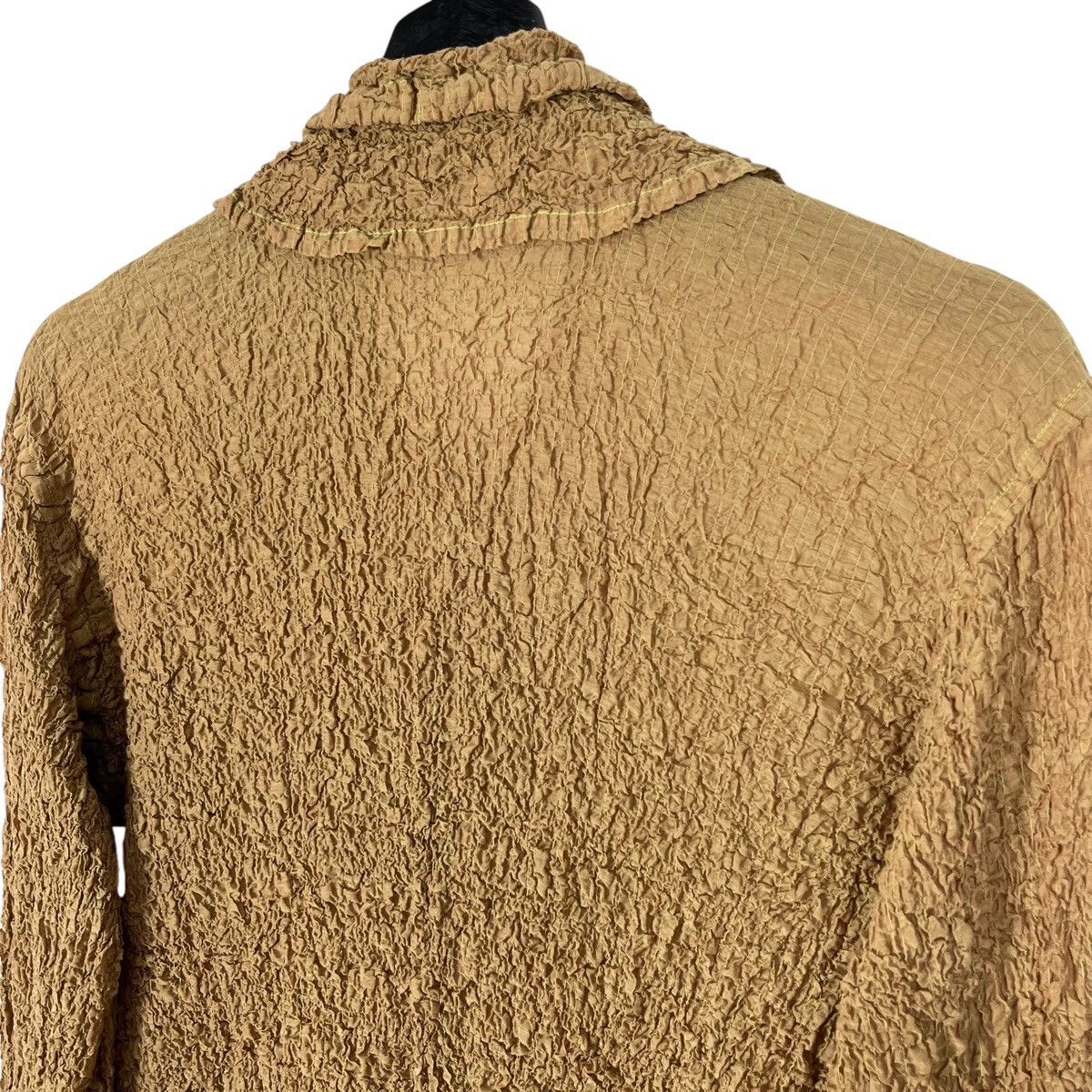 Designer × Issey Miyake × Japanese Brand Issey Miyake Me Button Up Stretchable Blouse Shirt Size S / US 4 / IT 40 - 10 Thumbnail