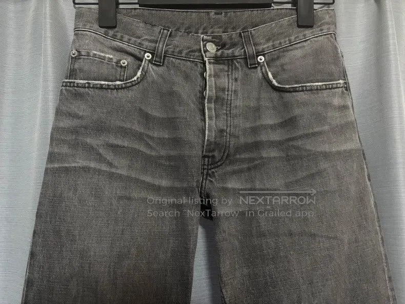 Helmut Lang Helmut Lang Grey Washed Denim Jeans Size US 29 - 2 Thumbnail