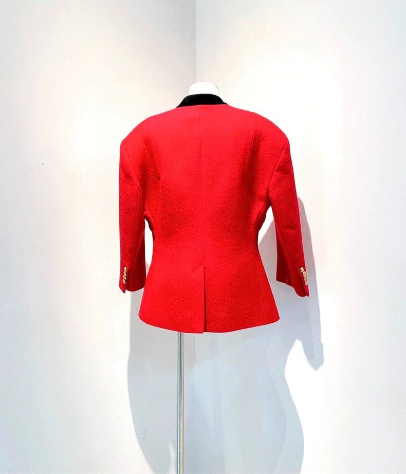 Gucci Gucci Red court-style jacket 2504-Nextarrow Size XS / US 0-2 / IT 36-38 - 2 Thumbnail