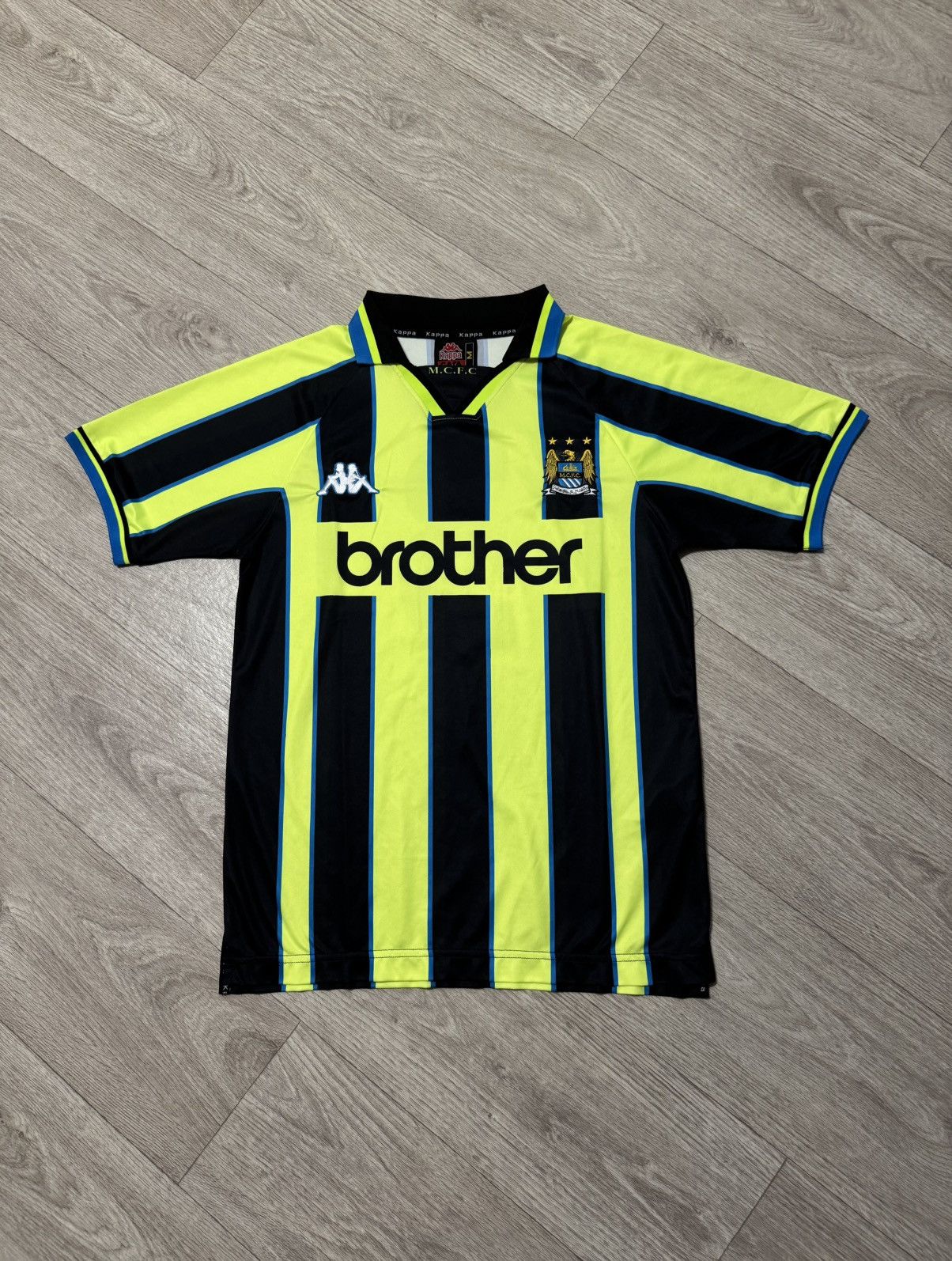 Kappa 🔷Retro Kappa Manchester City 1998/99 Soccer jersey🔷 Size US M / EU 48-50 / 2 - 1 Thumbnail
