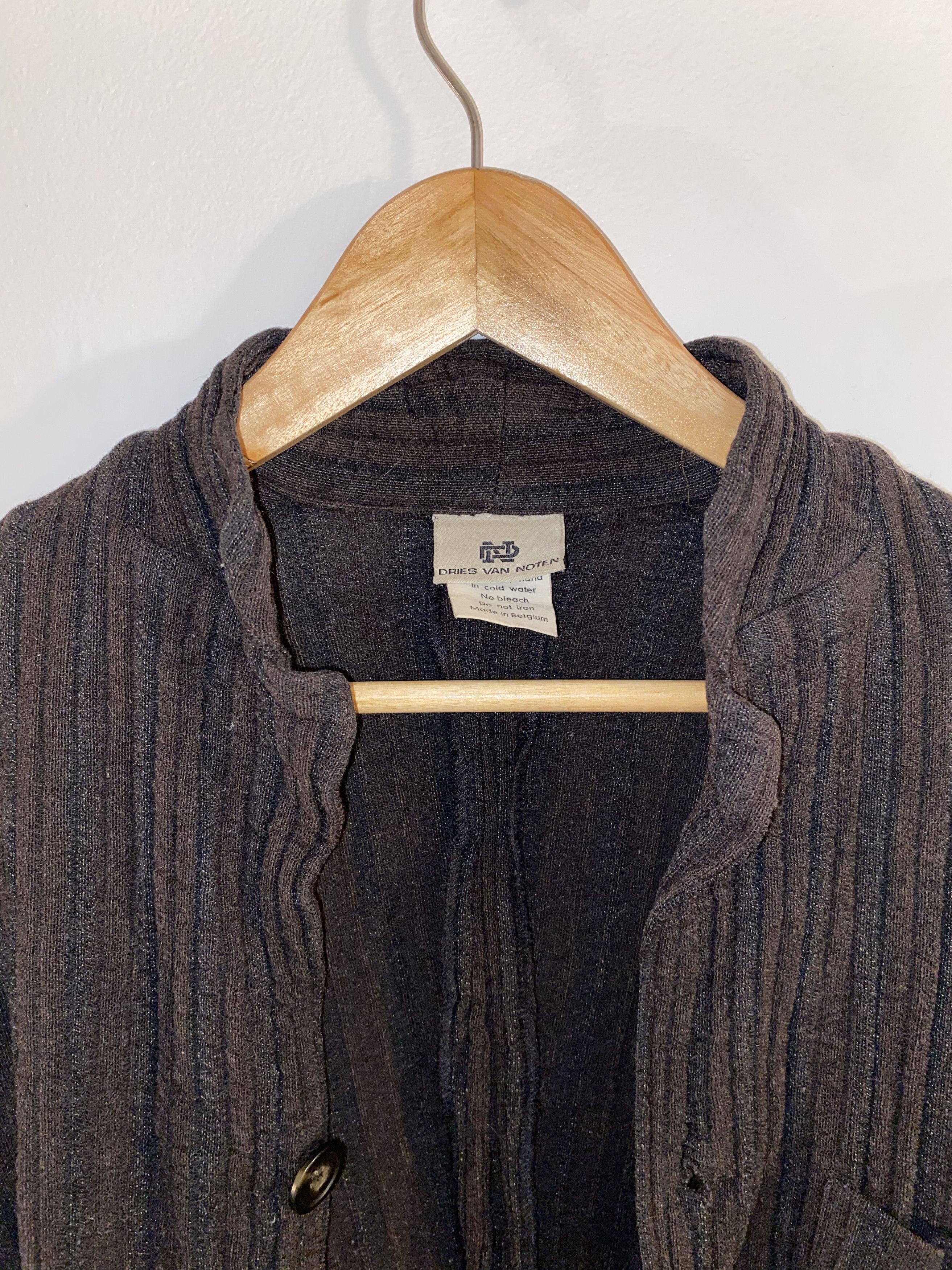 Dries Van Noten RARE Dries Van Noten Navy Cardigan Size US M / EU 48-50 / 2 - 2 Thumbnail
