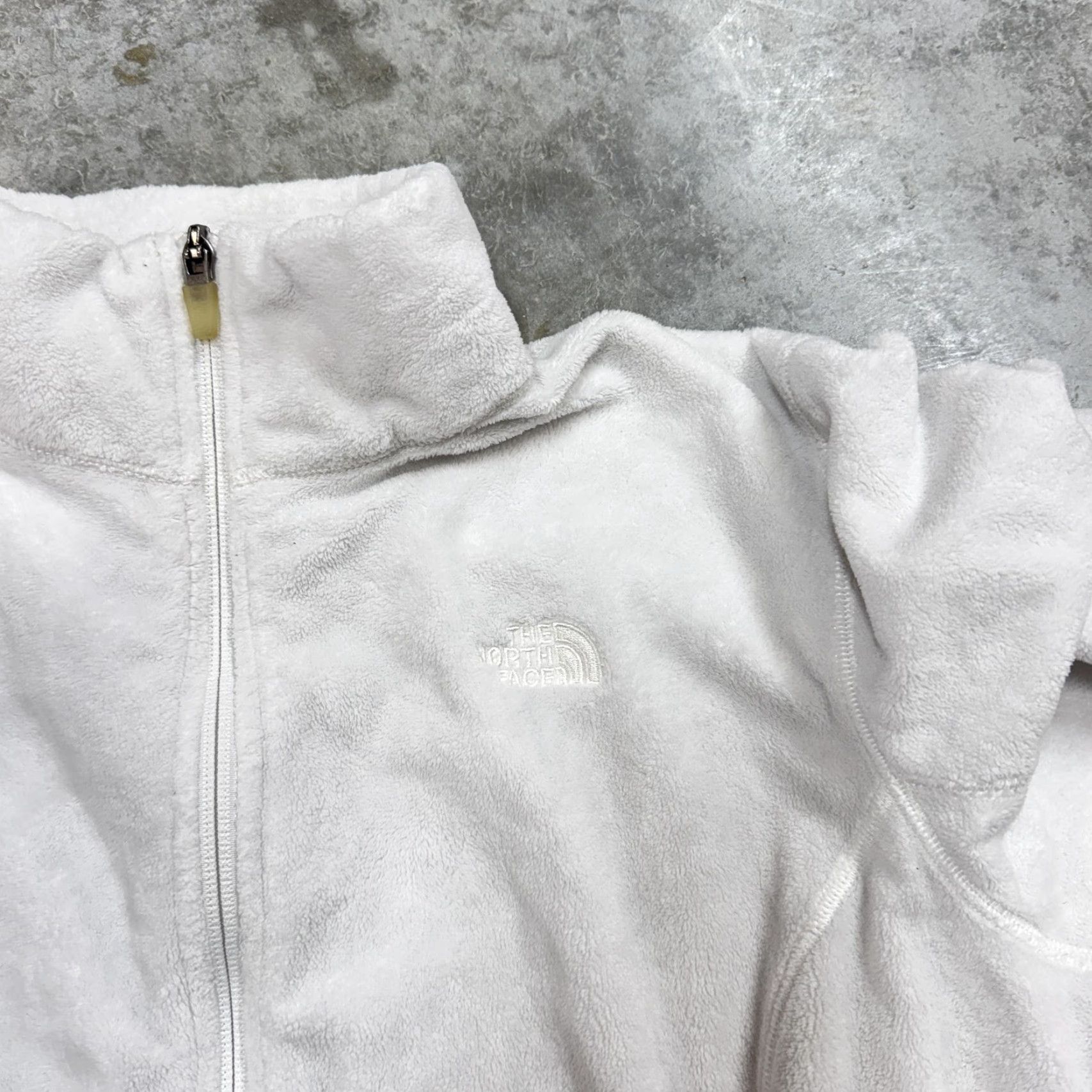 The North Face The North Face Jacket Womens XL White Fleece Full Zip Cozy Lightweight Outdoor Size XL / US 12-14 / IT 48-50 - 2 Thumbnail