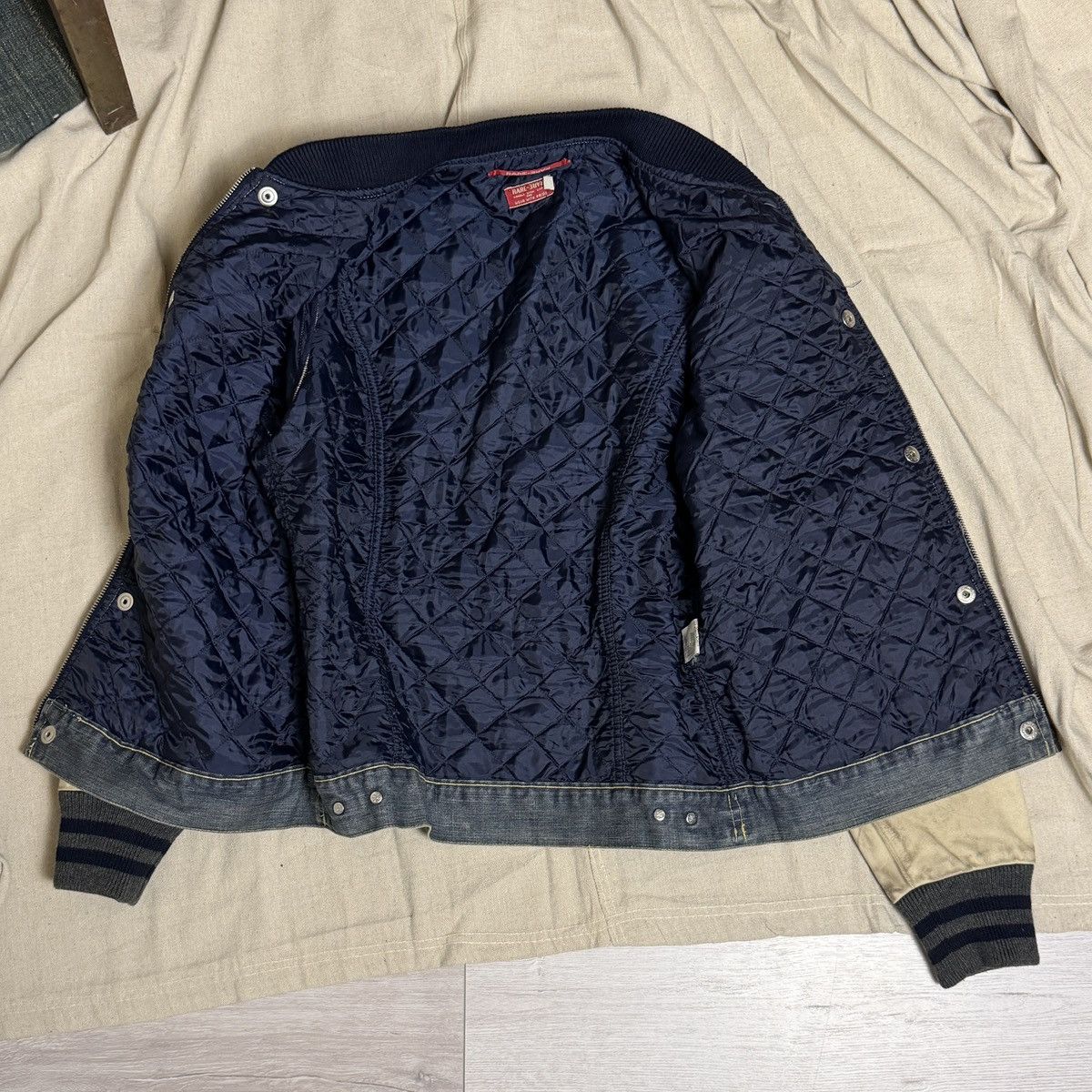Other [RA-RE] 90’s Denim/Varsity Style Jacket Size US L / EU 52-54 / 3 - 7 Thumbnail