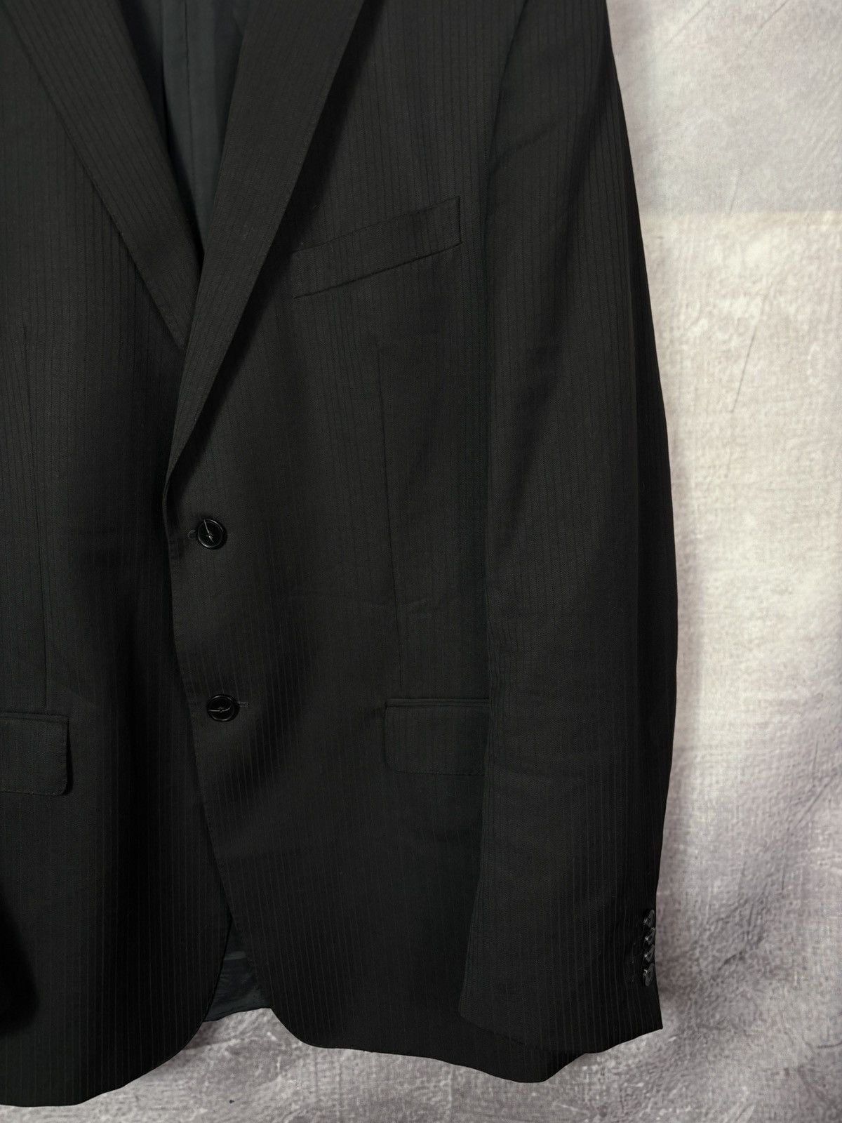 Z Zegna Z Zegna Wool Stripped Blazer Size 54L - 5 Thumbnail